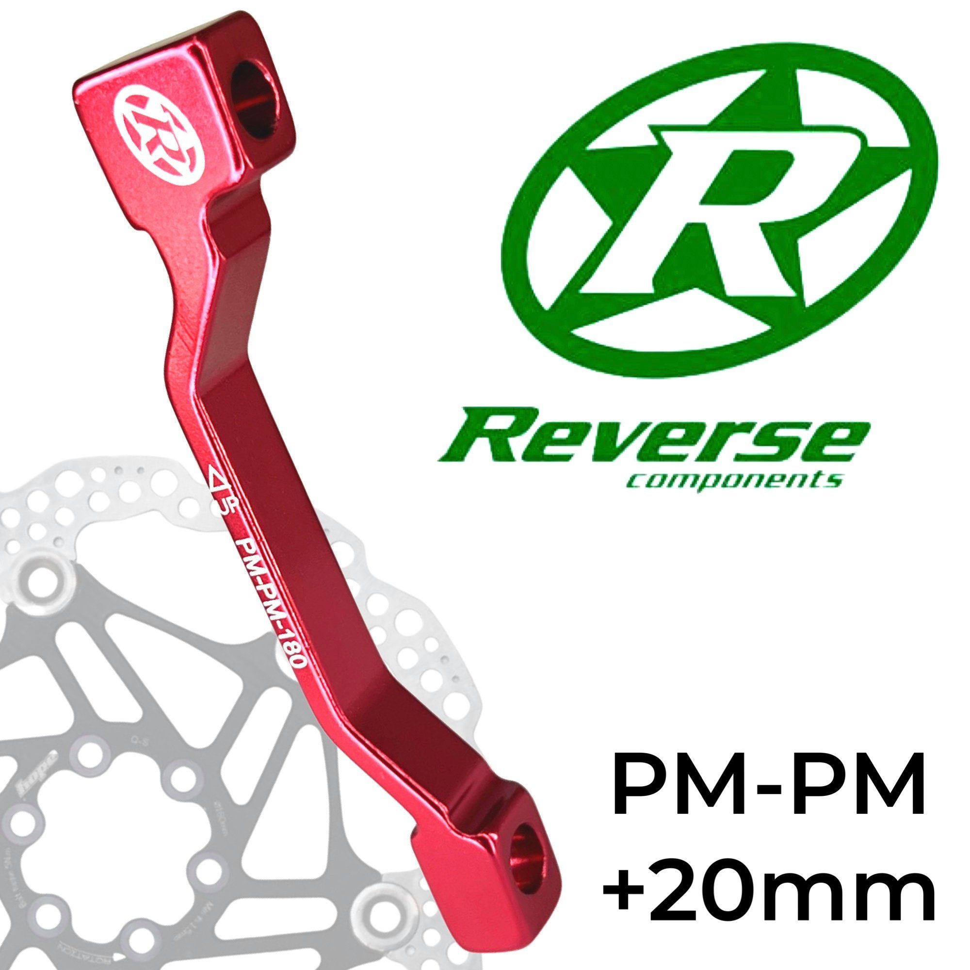 Reverse Scheibenbremse Reverse Fahrrad 200 203 / mm Adapter 180 / / Rot Bremsscheiben 220 Ø