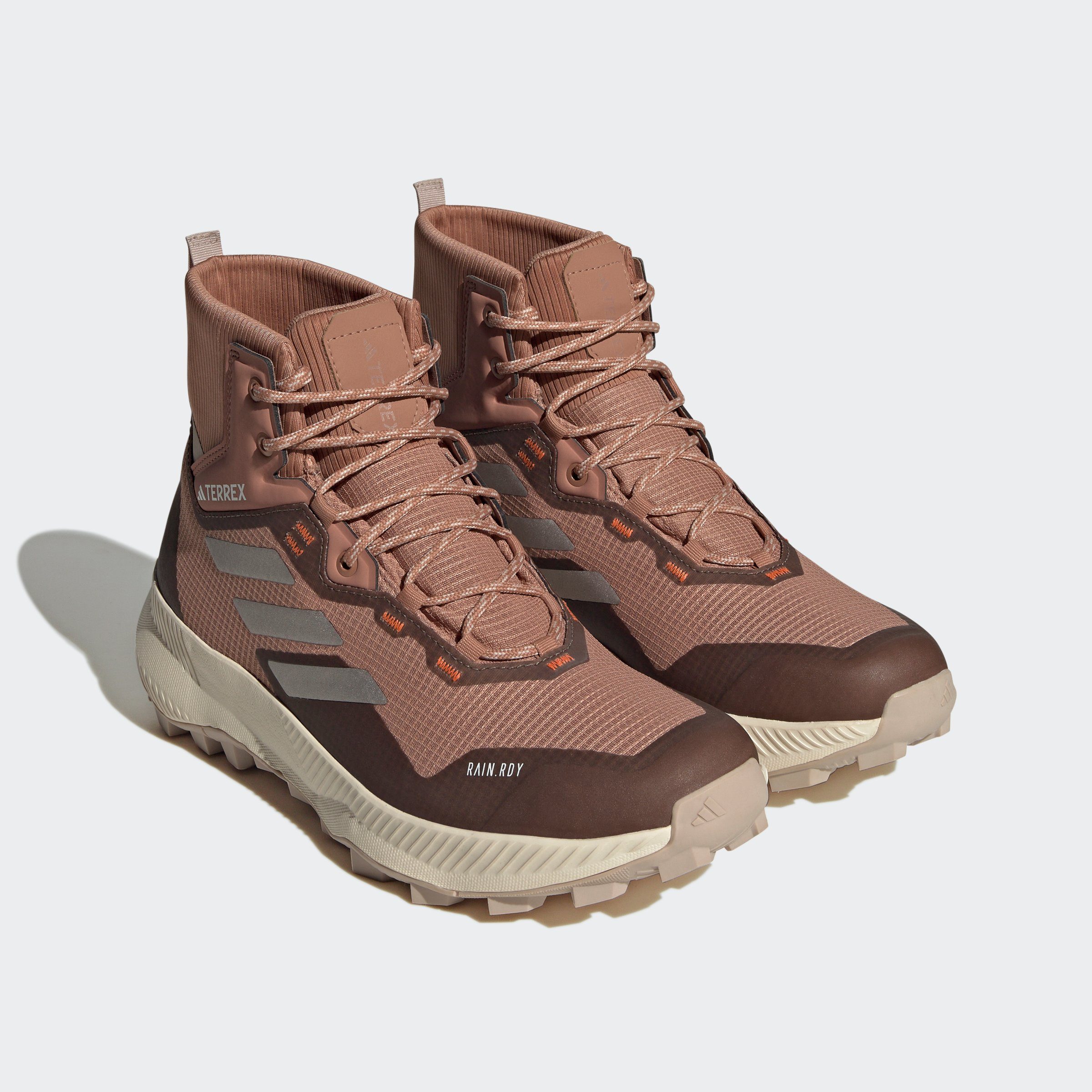 Clay TERREX Orange Strata adidas Wanderschuh Taupe wasserdicht RAIN.RDY WMN Impact TERREX / / MID Metallic