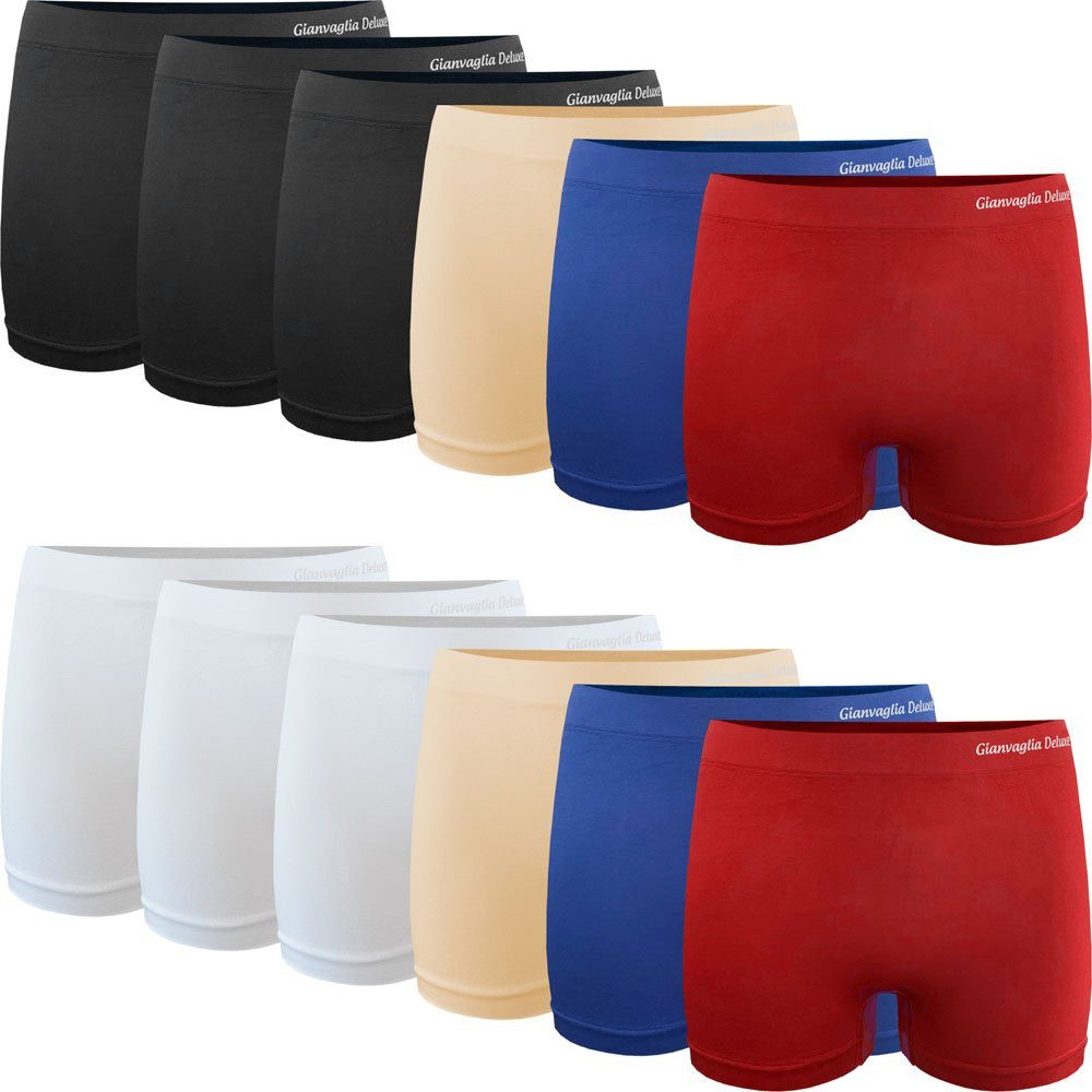 emeco Boxershorts 6 Damen Boxershorts Slips Panty Hot Pants Hipster Unterwä günstig online kaufen
