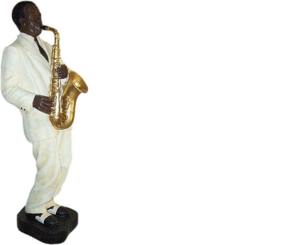 Dekoobjekt Figuren Dekoration JVmoebel Statue Design Skulptur Saxophon Figur 4022