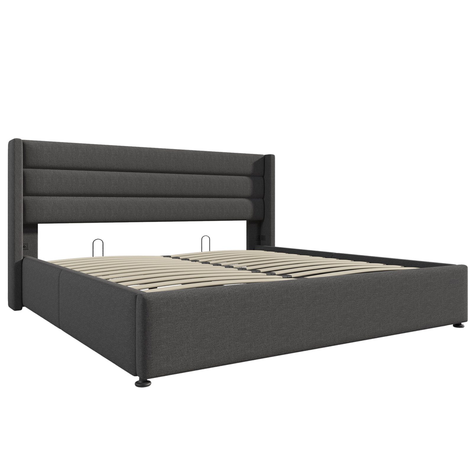 Yorbay Polsterbett Stauraumbett Polsterbett Hydraulisch Doppelbett günstig online kaufen