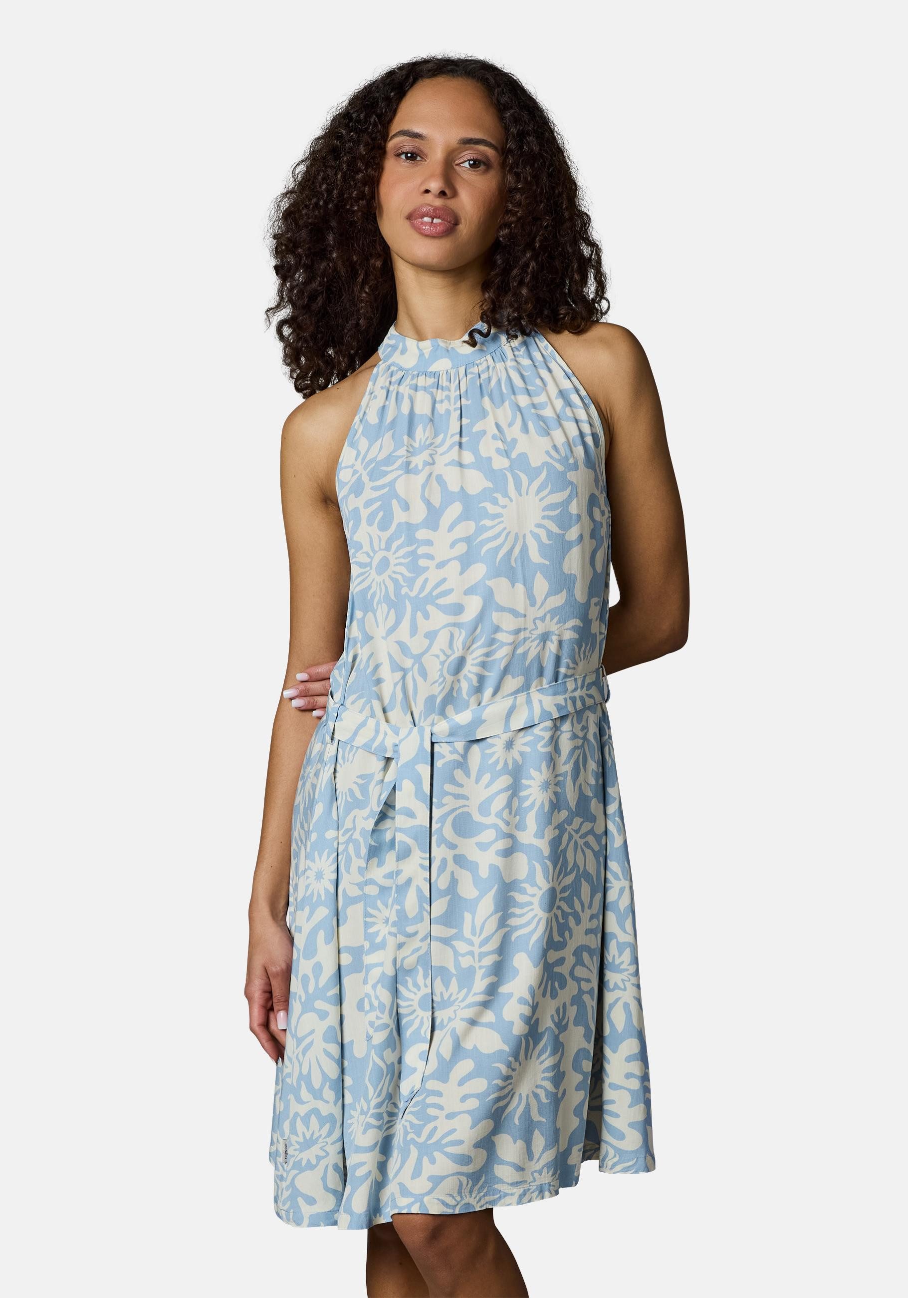 Ragwear A-Linien-Kleid Angylee Print YOUMODO Leichtes Sommerkleid mit Binde günstig online kaufen