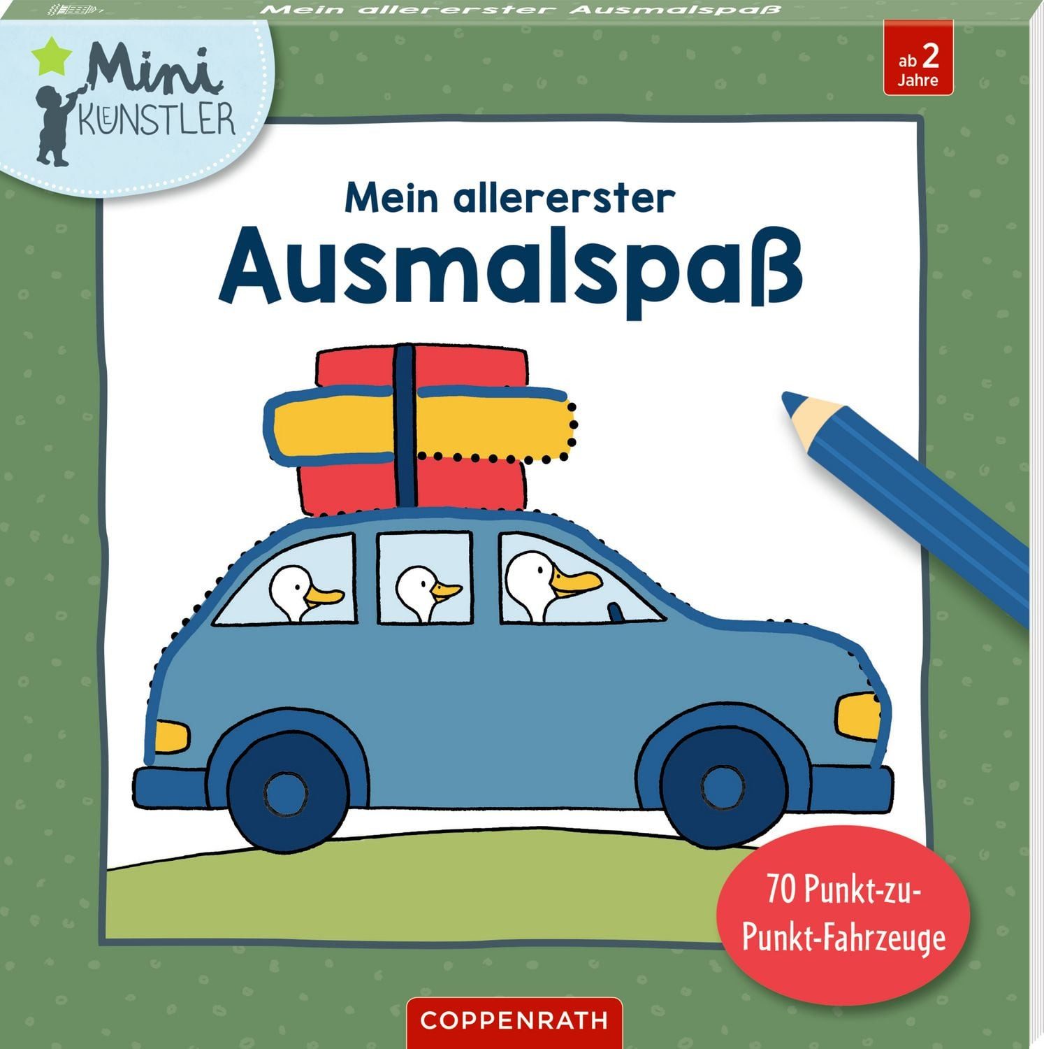 Mein allererster Ausmalspaß 70 Punkt-zu-Punkt-Fahrzeuge / diverse, 70 Punkt-zu-Punkt-Fahrzeuge