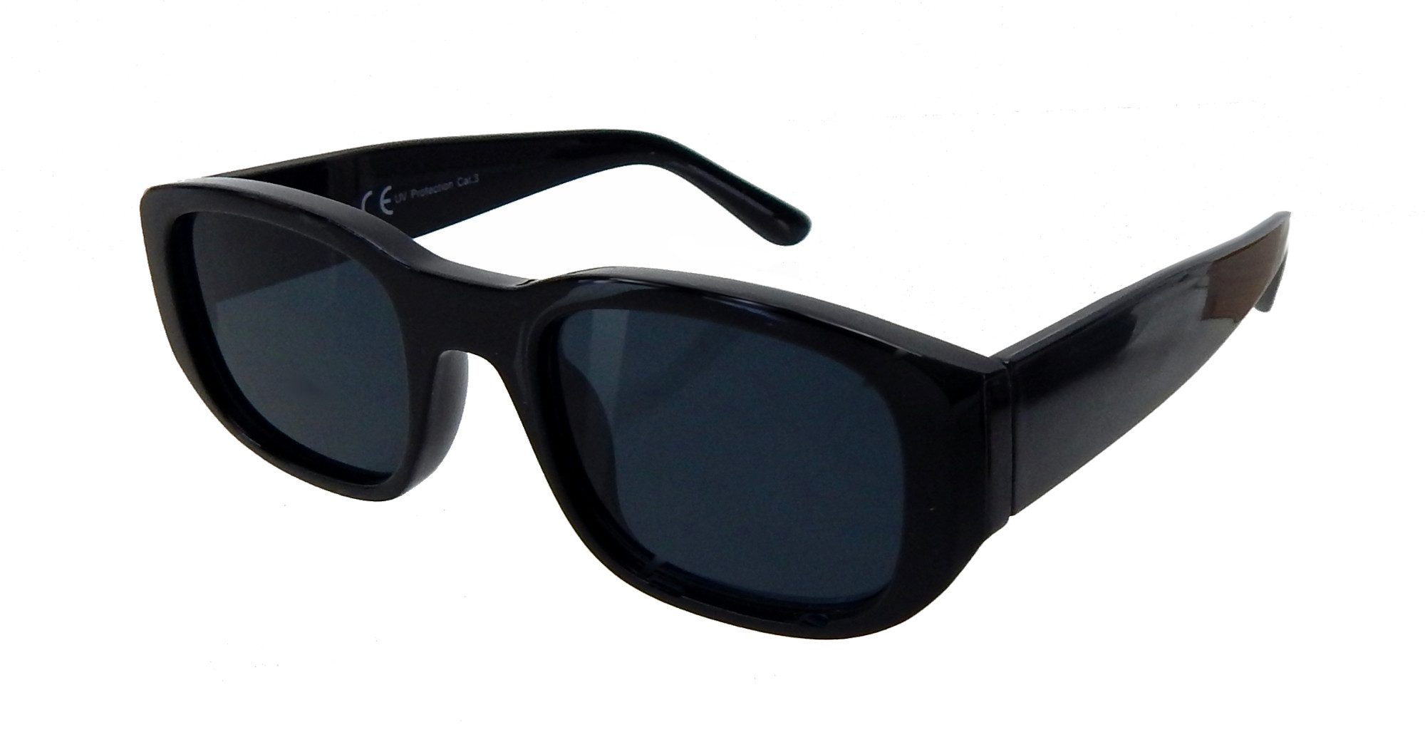 Ella Jonte Sonnenbrille schwarz eckig schmal UV 400 Schutz getönte Gläser