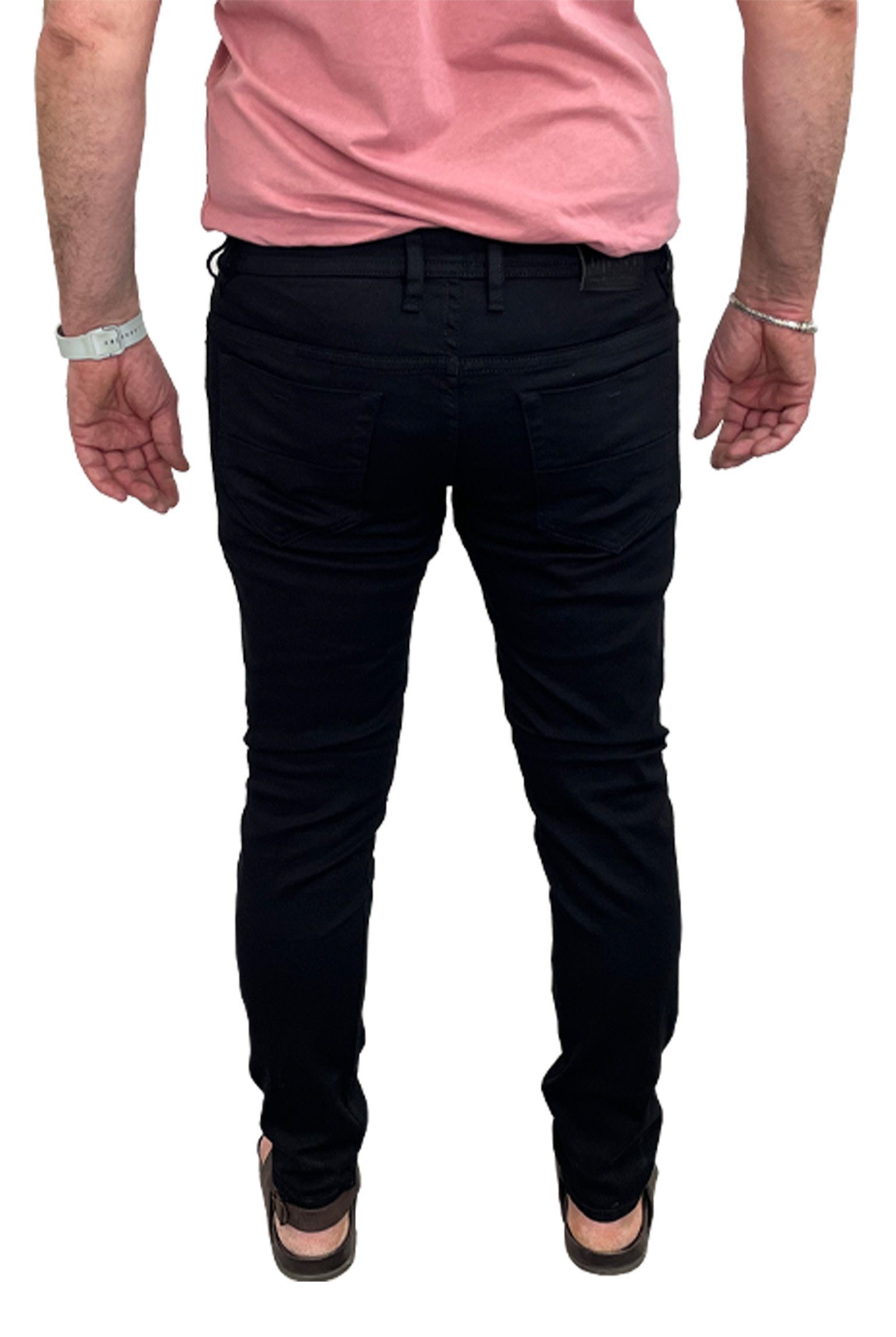 Diesel Slim-fit-Jeans Diesel Herren Jeans THOMMER-X - 0688H schwarz 5-Pocket-Style, mit Stretch-Anteil