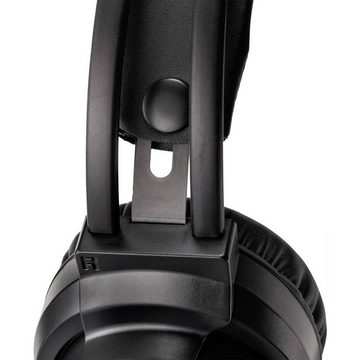 Renkforce Gaming Headset On Ear mit LED-Beleuchtung Kopfhörer (Lautstärkeregelung)