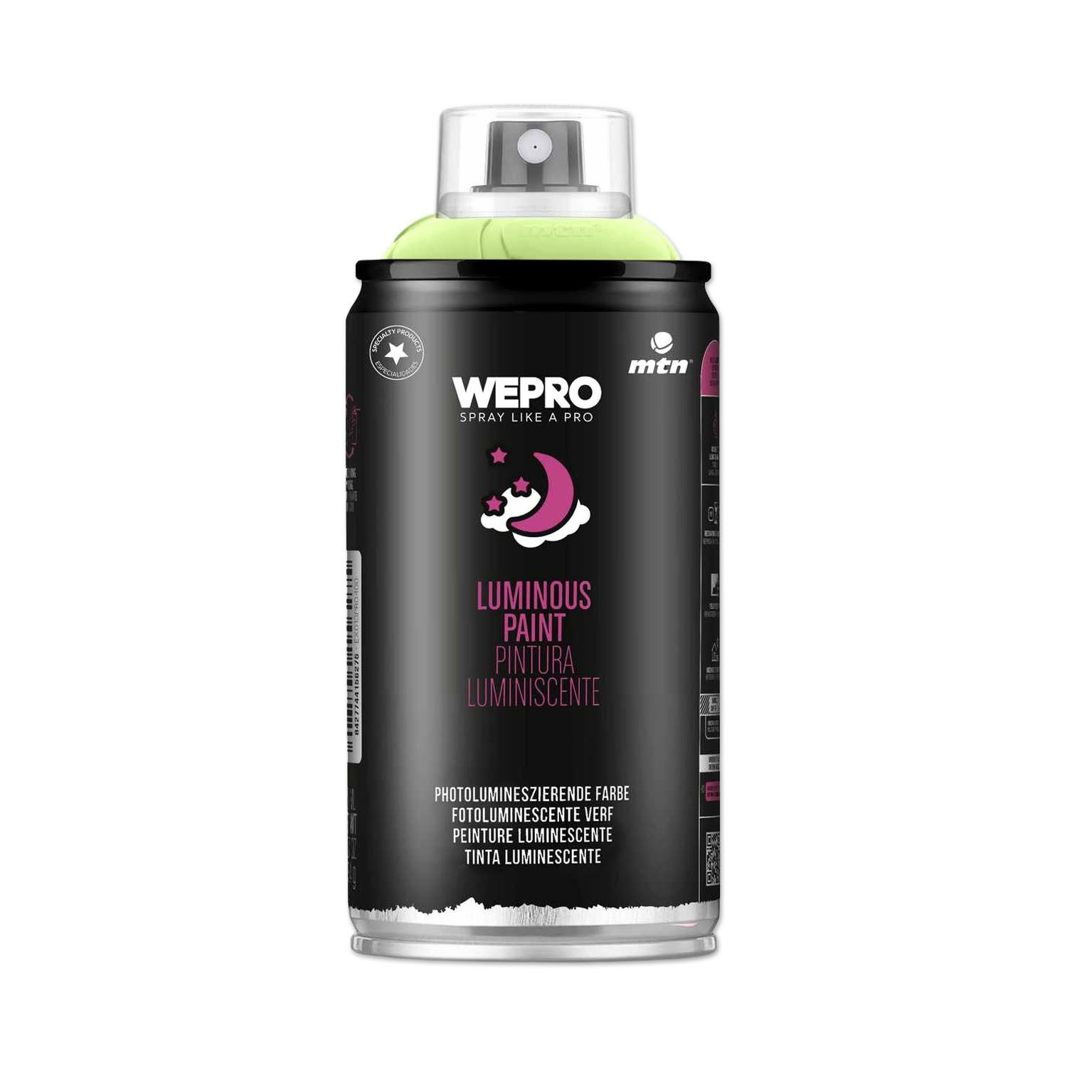 MTN Sprühlack Sprühlack, MTN PRO, Photolumineszierende Leuchtfarbe, Gelb, 150ml