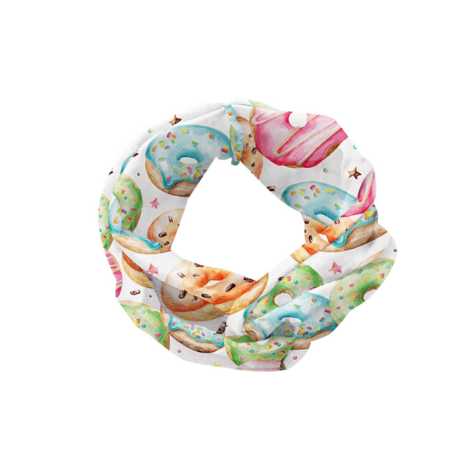 Abakuhaus Stirnband Bunt Thema Donut gezeichnet accessories alltags Angenehme Hand und Elastisch