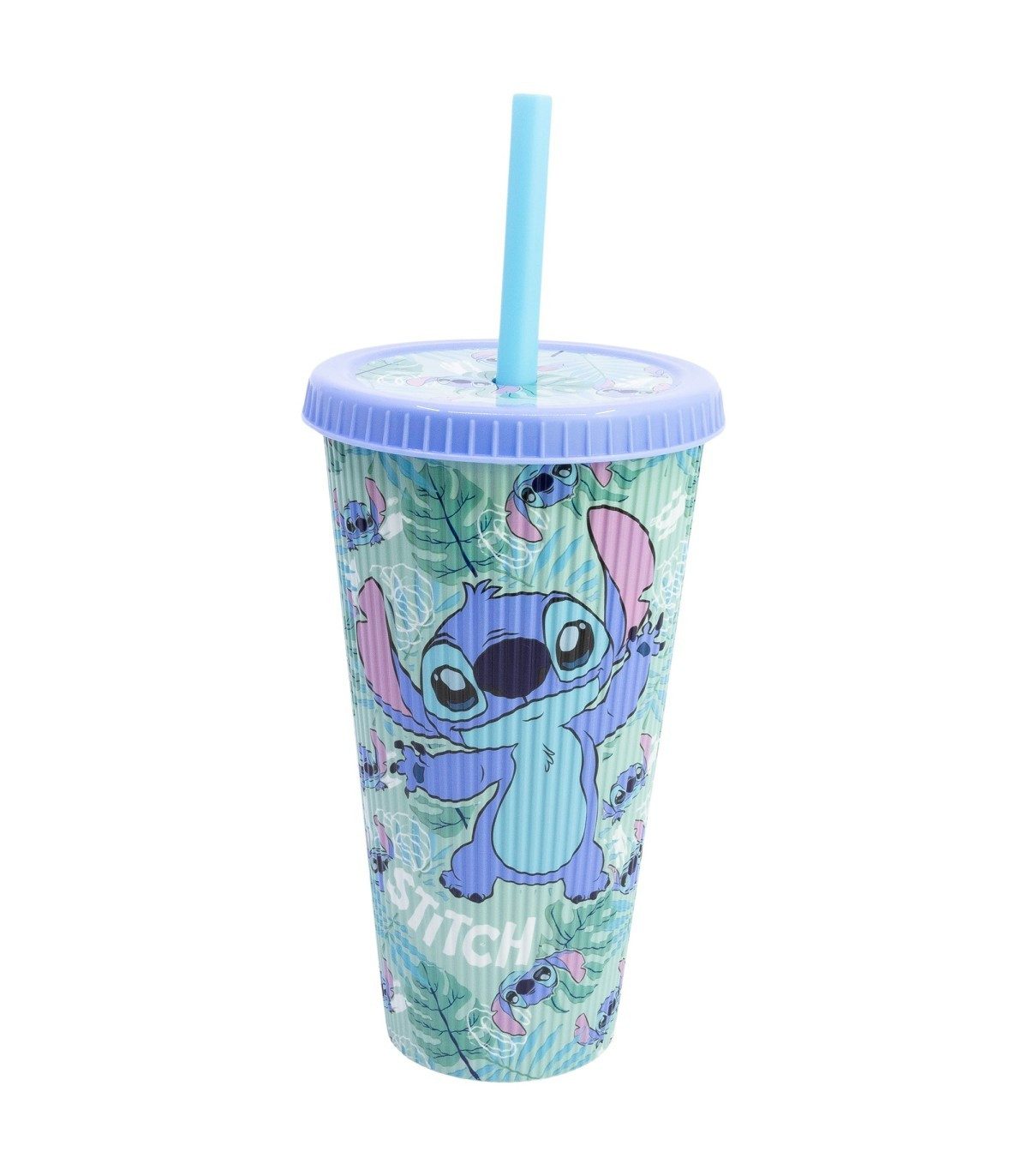 Lilo & Stitch Coffee-to-go-Becher Trinkbecher 790 ml To Go Becher mit Strohhalm für Getränke unterwegs, Polypropylen