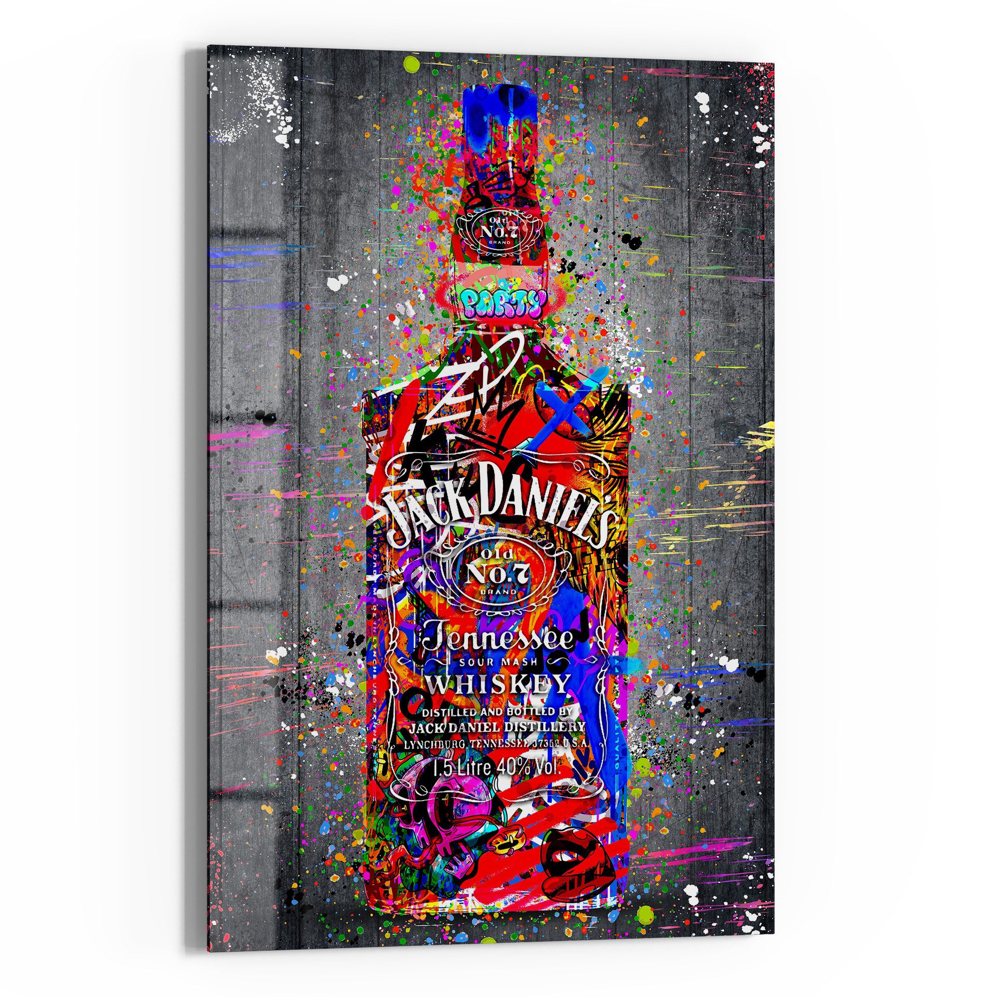 DEQOART Magnettafel 'Rebellischer Genuss', Whiteboard Pinnwand beschreibbar