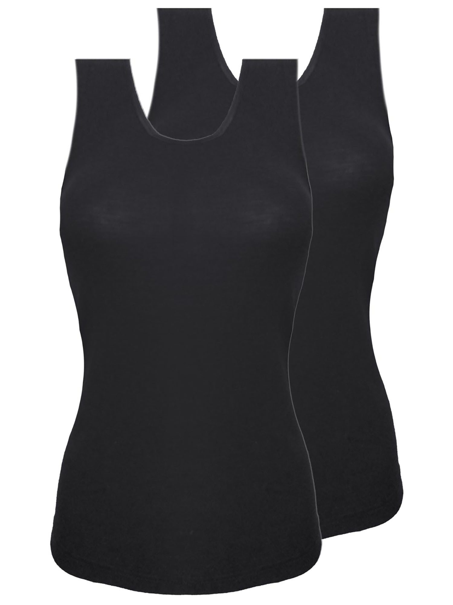Sangora Thermounterhemd 2er Sparpack Damen Achselunterhemd Wolle (Spar-Set, 2-St)