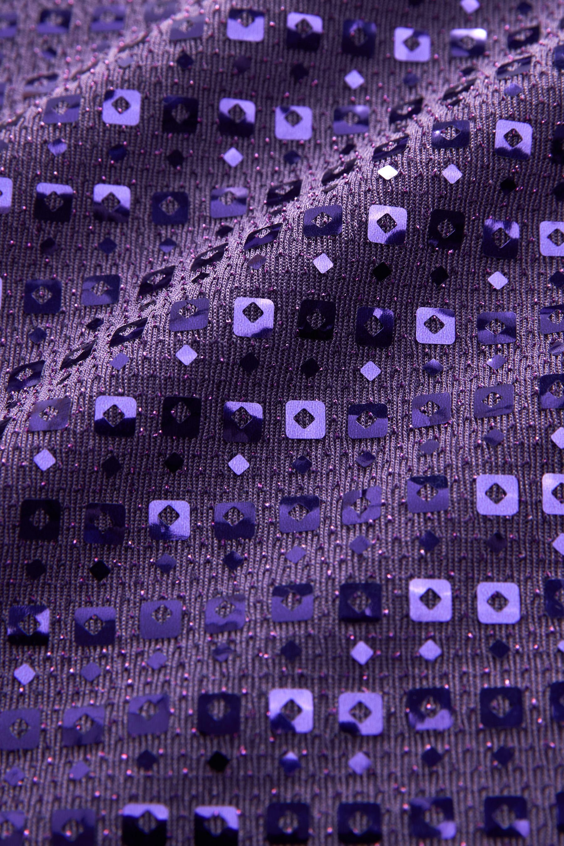 Glitzeroptik (1-tlg) Next in Jerseykleid Purple Sequin Jerseykleid