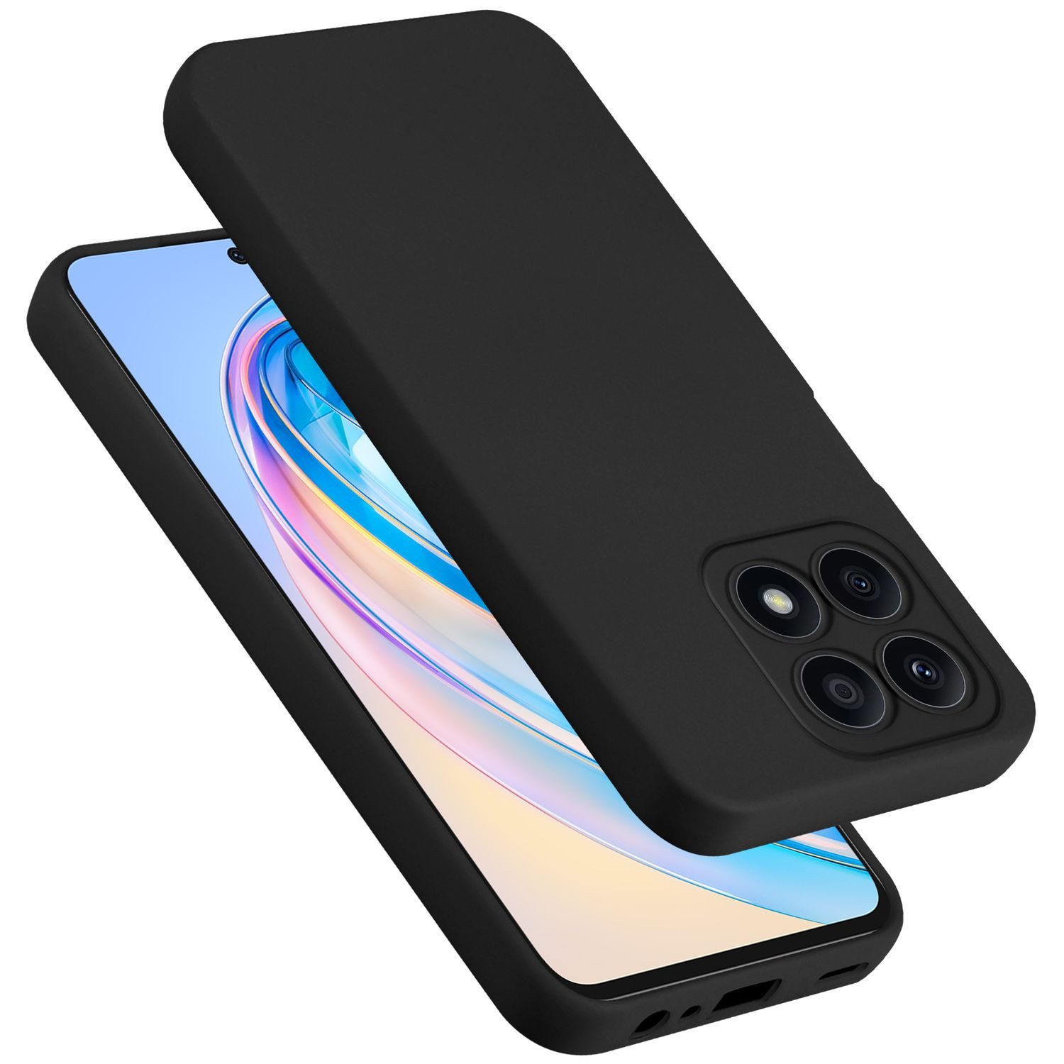 Cadorabo Handyhülle für Honor x8a Hülle Honor x8a, Flexible Hülle TPU Silikon Schutzhülle Back Cover Case