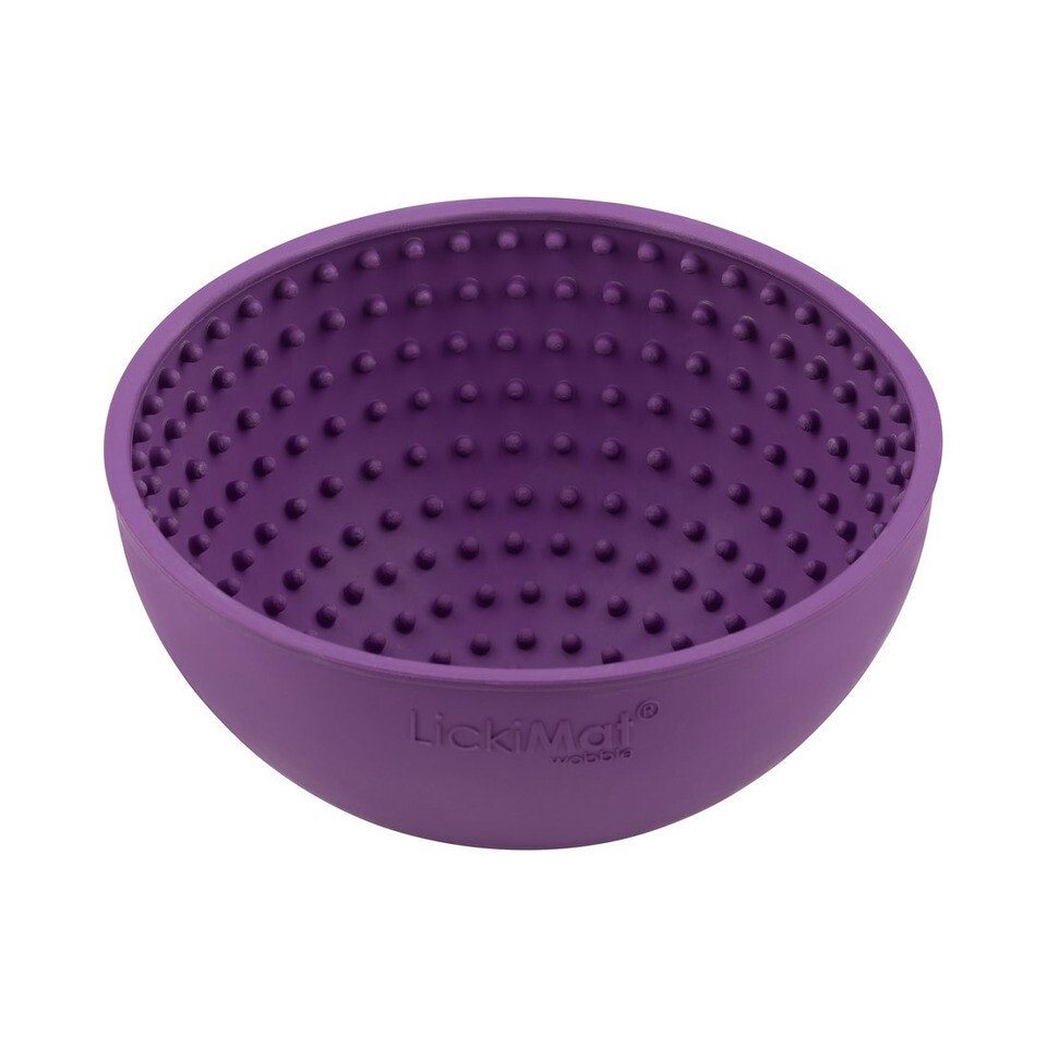 Thumbnail - LickiMat Antischlingnapf Wobble purple