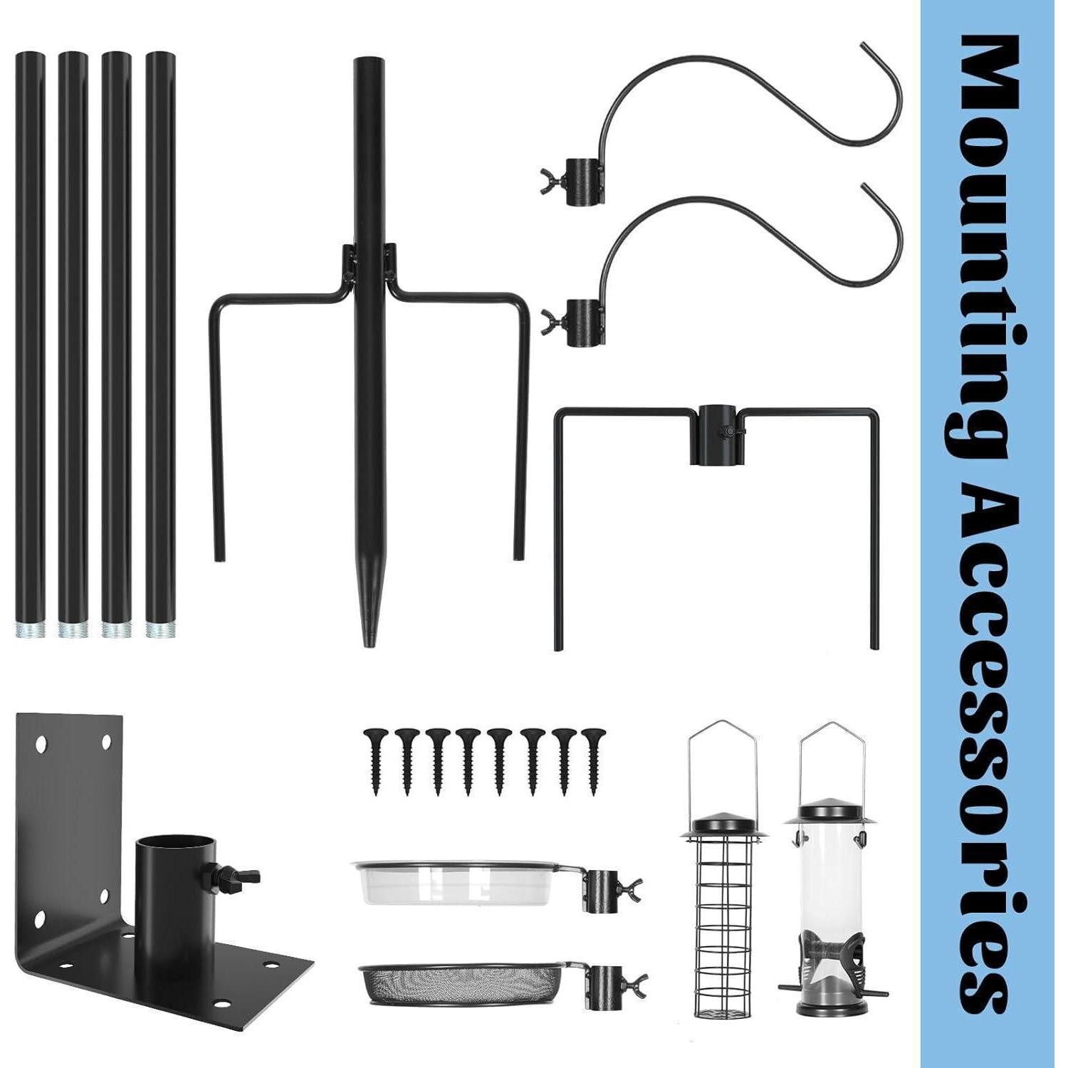 LuxusKollektion Vogelhaus Vogelhaus Stangenhalterungsset 196 cm günstig online kaufen