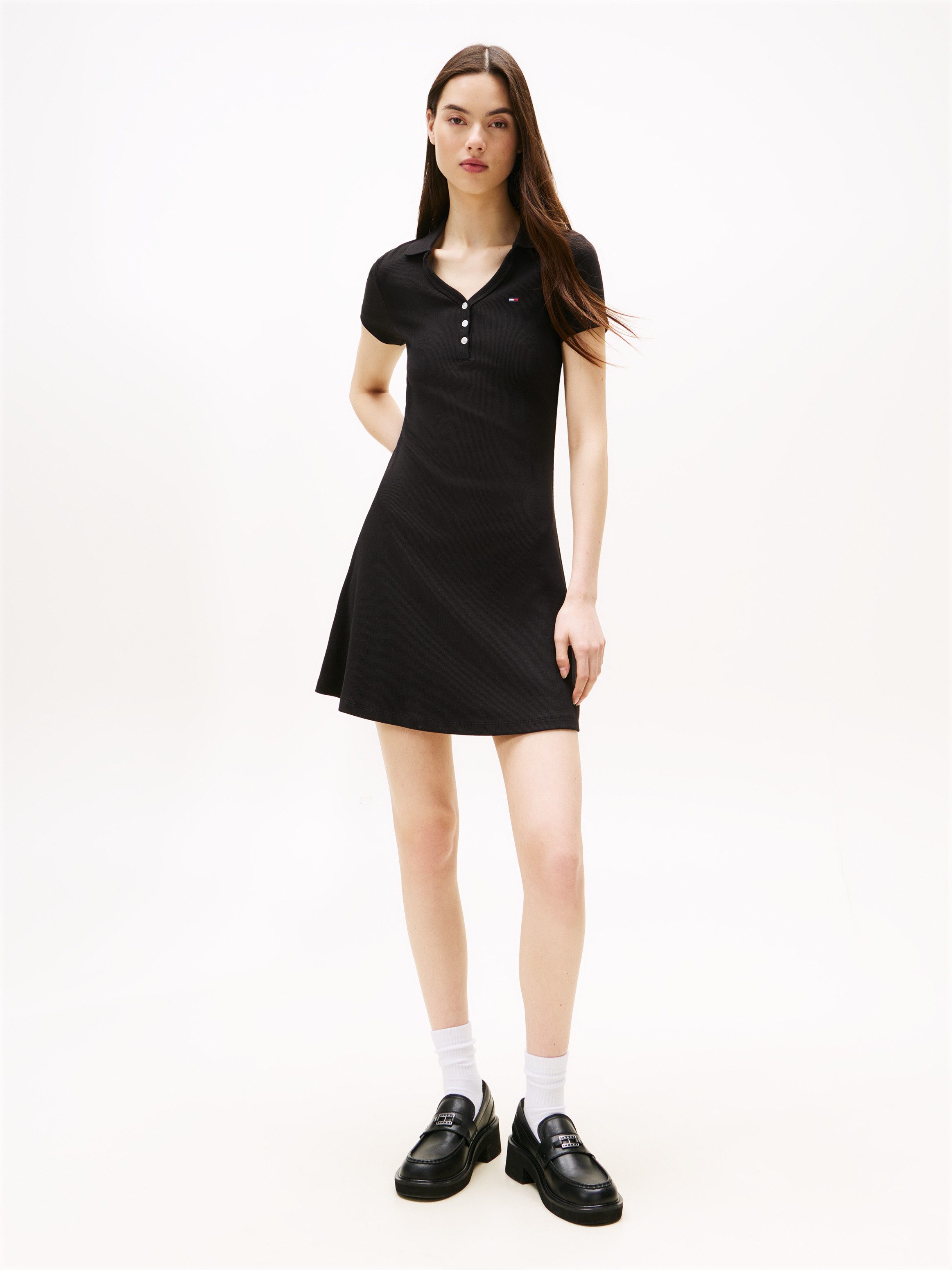 Tommy Jeans Polokleid TJW F&F RIB günstig online kaufen