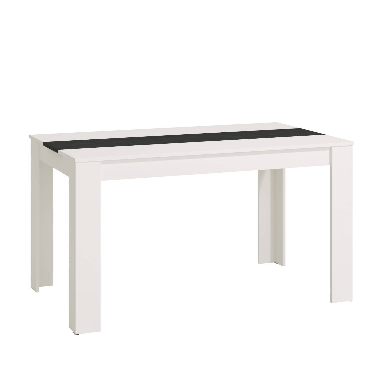 Homestyle4u Esstisch Esszimmertisch Holztisch | | cm 135x80 weiß Küchentisch weiß mehrere Holz Set) (kein Farben weiß
