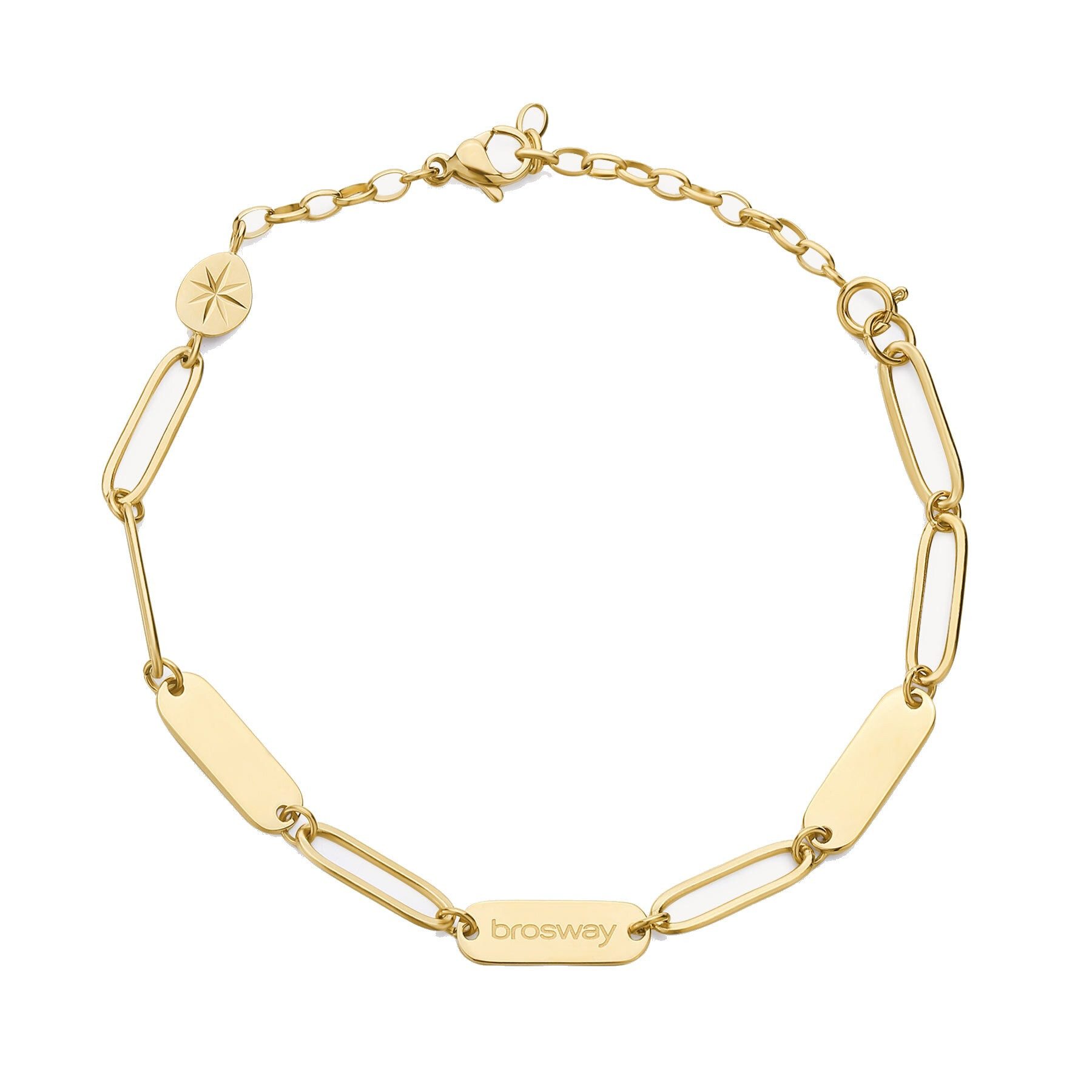 Brosway Edelstahlarmband Essential Gold plattiert Kette Armband BNL068
