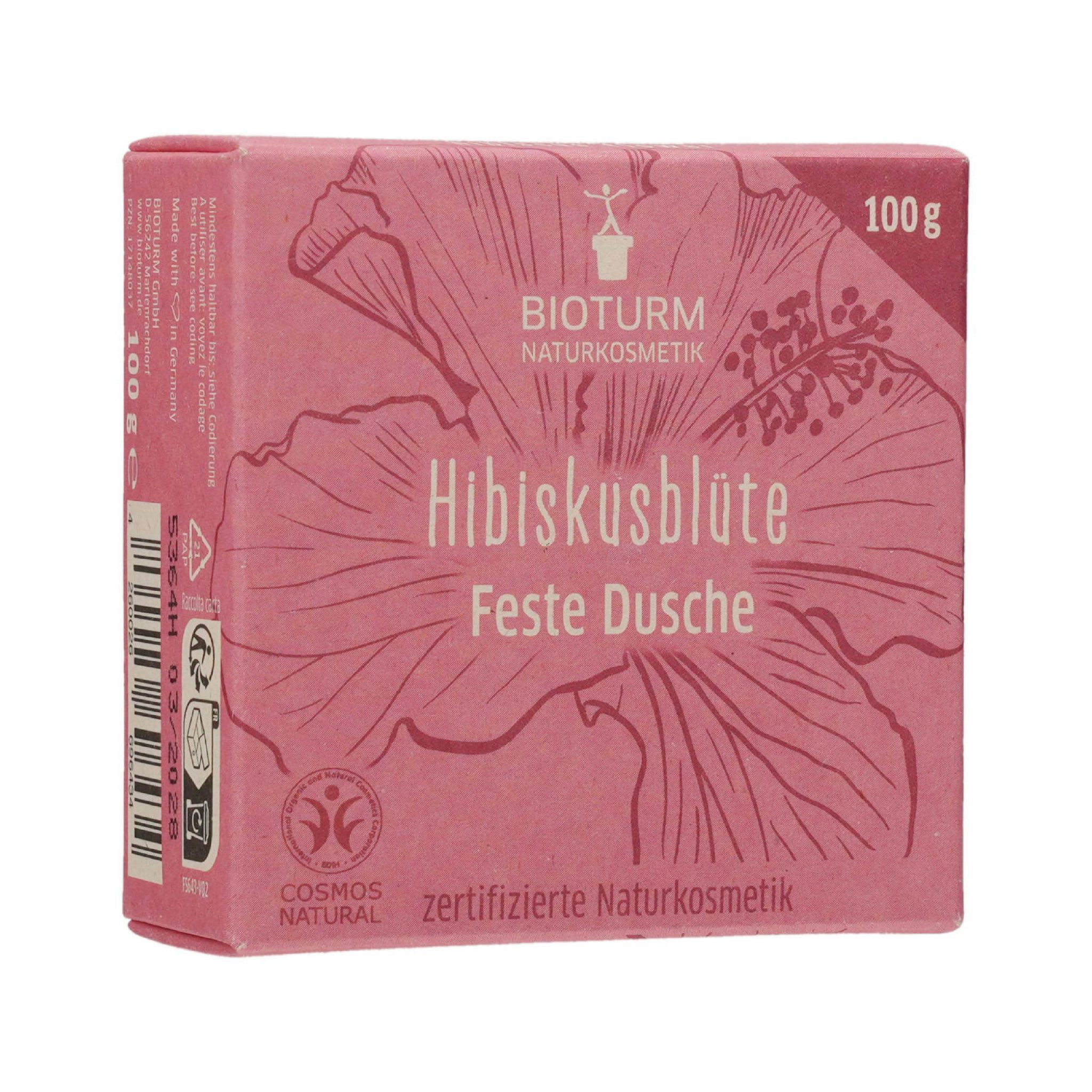 Bioturm Feste Duschseife BIOTURM feste Dusche Hibiskusblüte Nr.137