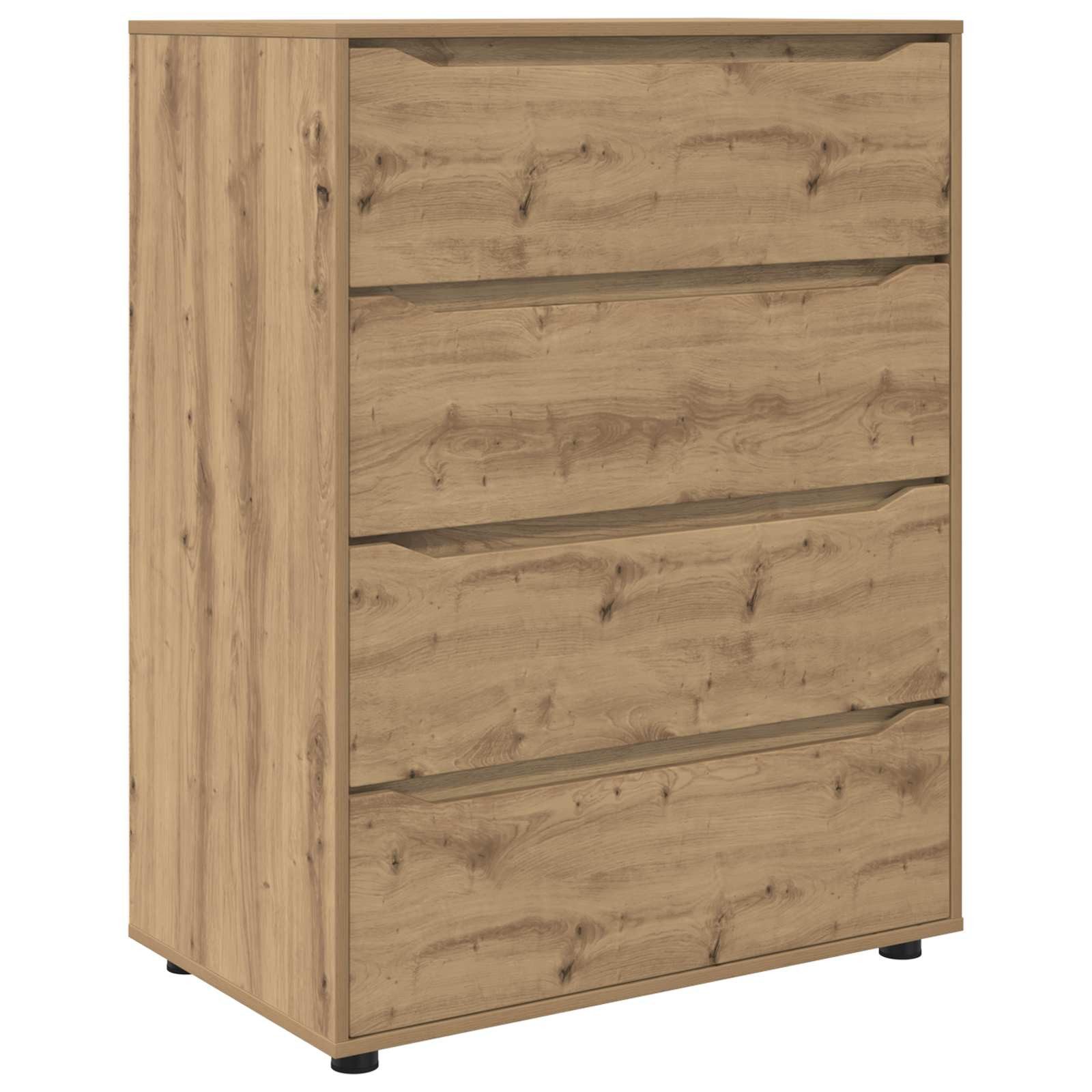 vidaXL Schranksystem Stauraumschränke 80 x 48 x 105 cm Holzwerkstoff Artisan-Eiche (1-St)