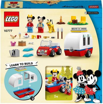LEGO® Konstruktionsspielsteine Mickys und Minnies Campingausflug (10777), LEGO® Disney, (103 St)