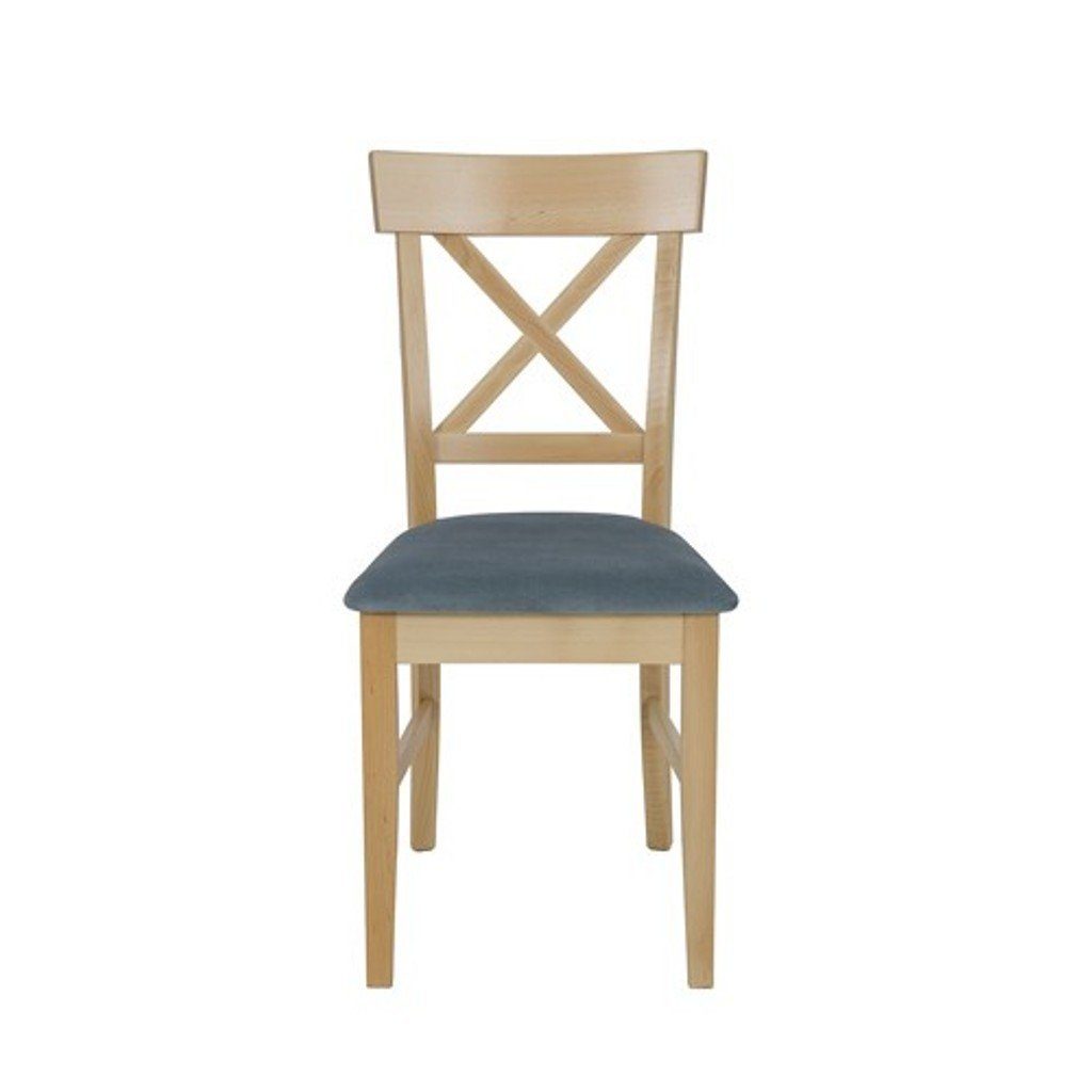 JVmoebel Stuhl, Stühle Stuhl Lehnstuhl Textil Sessel Massiv Neu Polster Lehn Holz