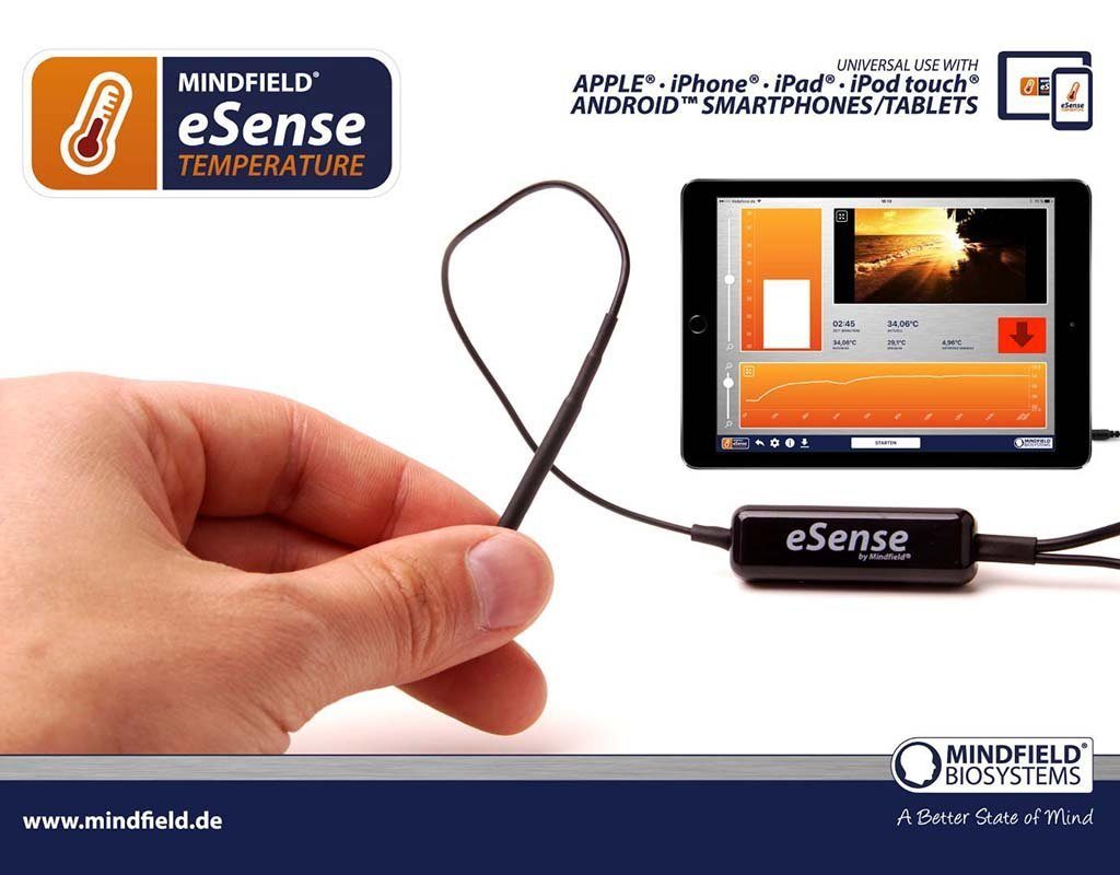 Mindfield Temperatur eSense Fitness-Tracker Mindfield Biosystems Stressmesser