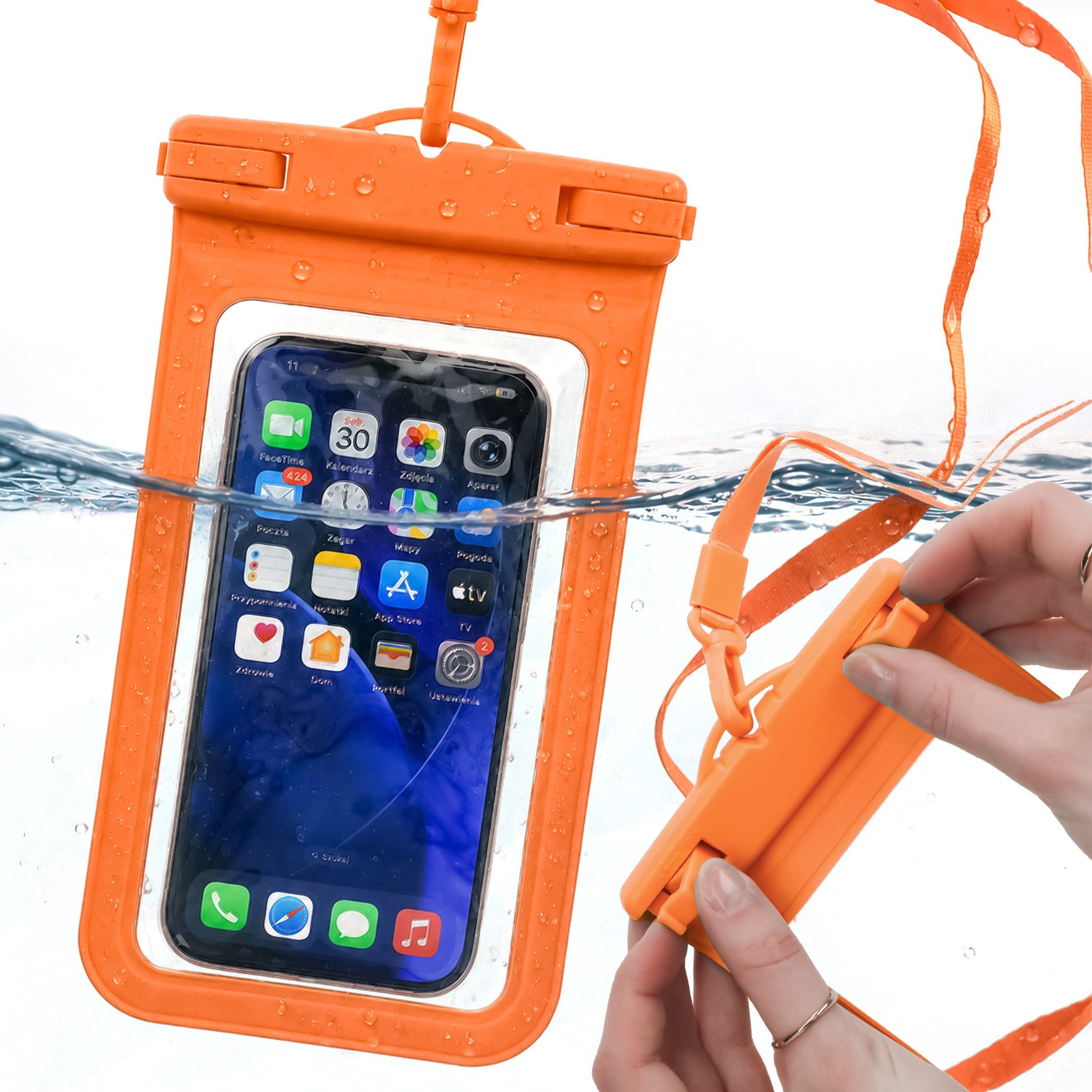 Moto Active Smartphone-Hülle Wasserdichte Handyhülle Handytasche Touchscreen Umhängeband Outdoor 4,7 - 7 Zol, Smartphone wasserdicht Strand Schwimmen Kajak SUP