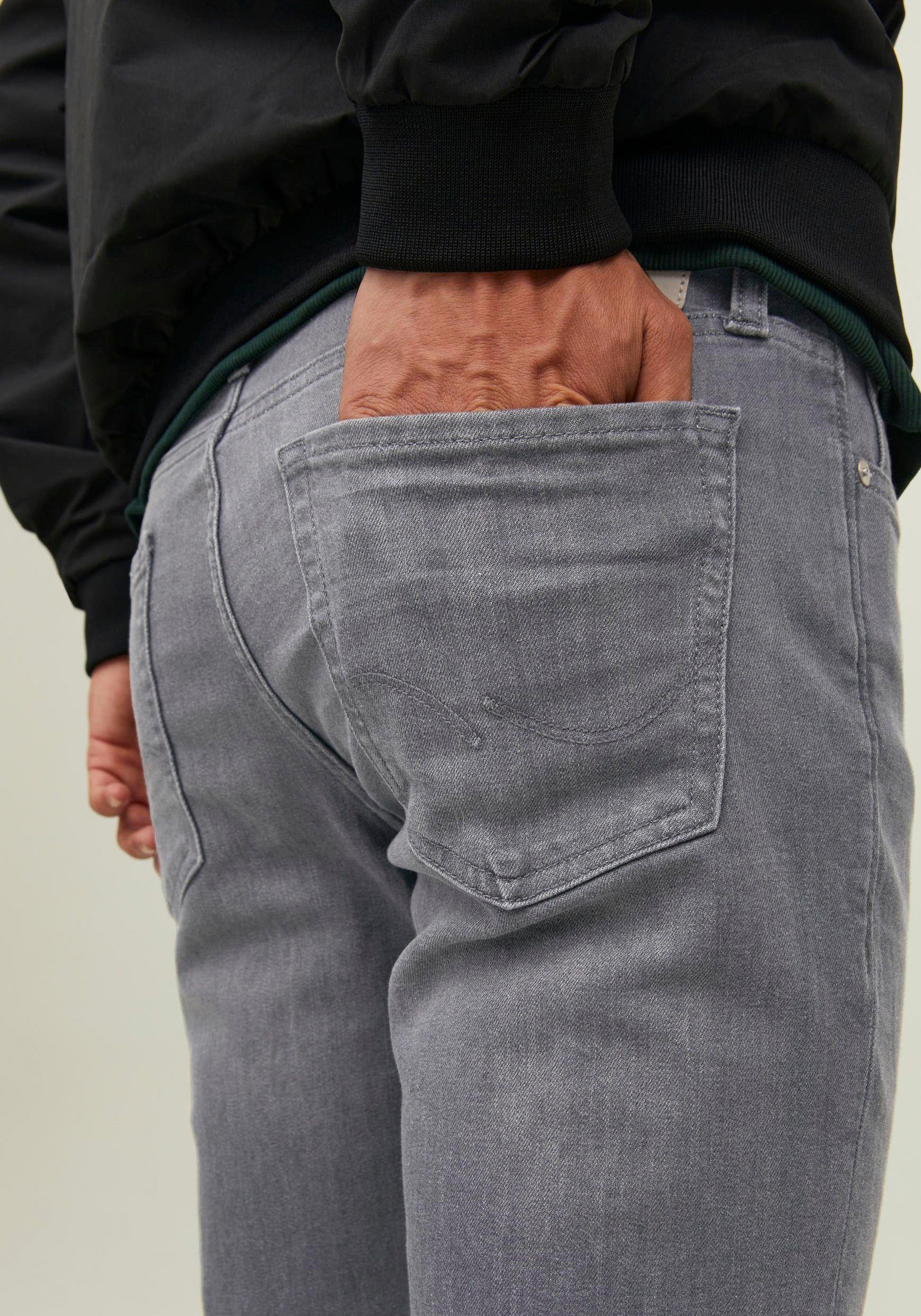 Jack & Jones grey GLENN Slim-fit-Jeans