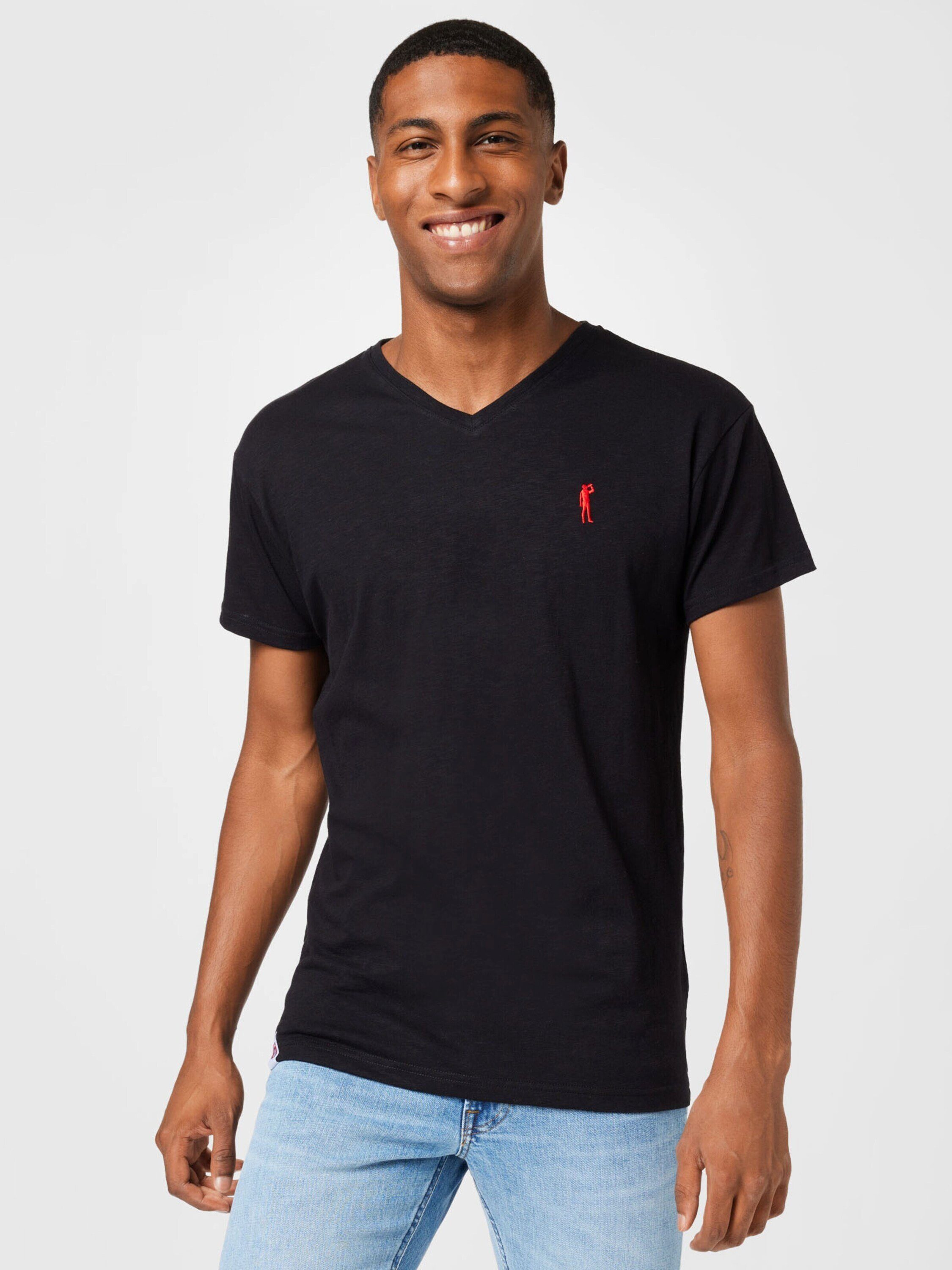 T-Shirt schwarz (1-tlg) Derbe