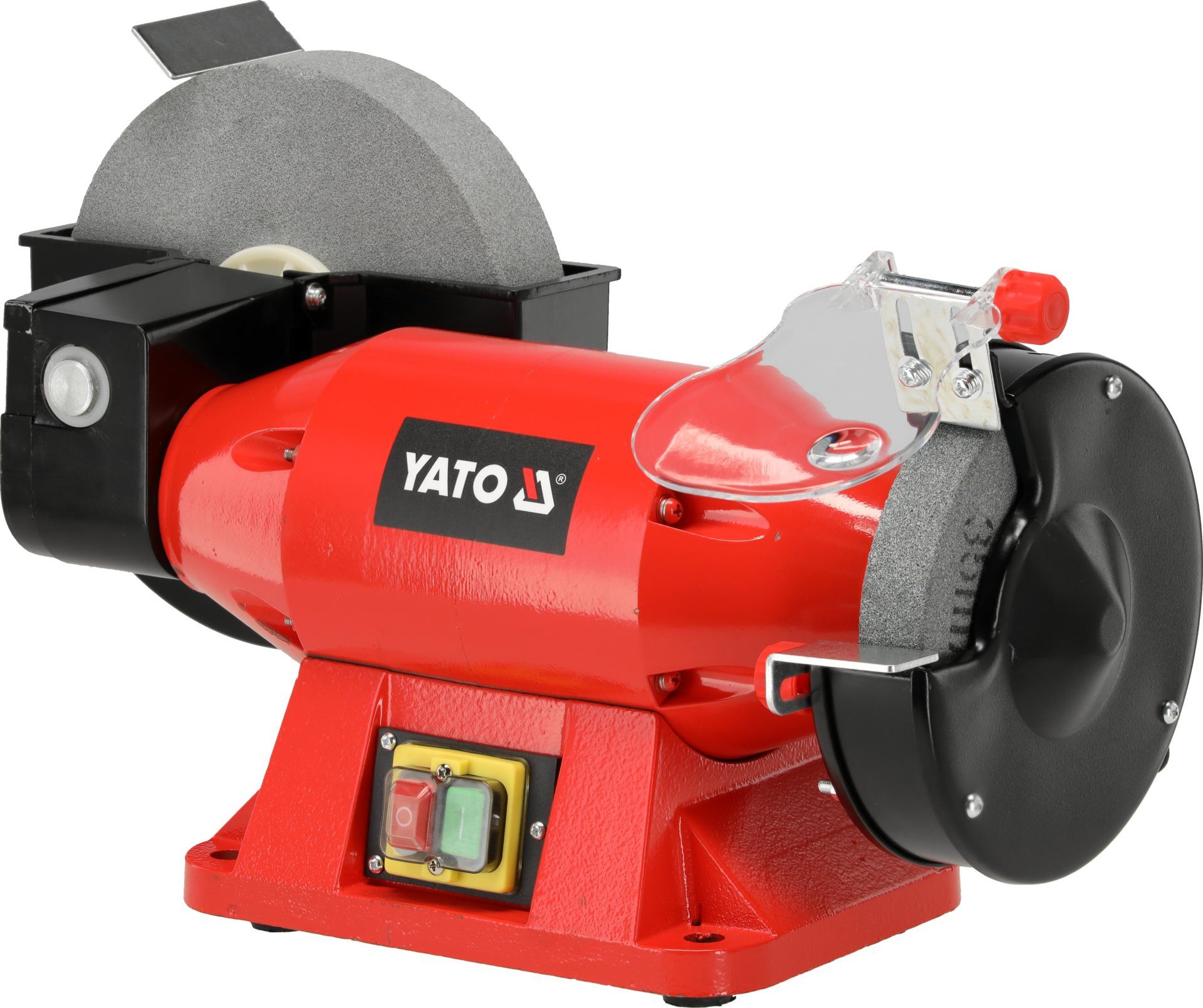 Yato Doppelschleifer Tischschleifmaschine Trocken/Tass 520W (150x32mm+200x20mm)