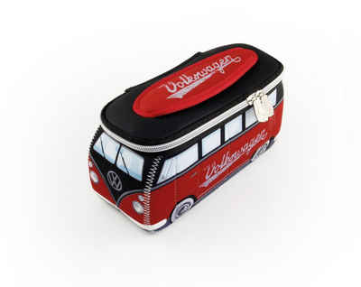 VW Collection by BRISA Kulturbeutel Volkswagen Neopren Schminktasche, Reisebeutel, funktionale Kosmetiktasche im T1 Bulli Bus Design, 23x11x8 cm