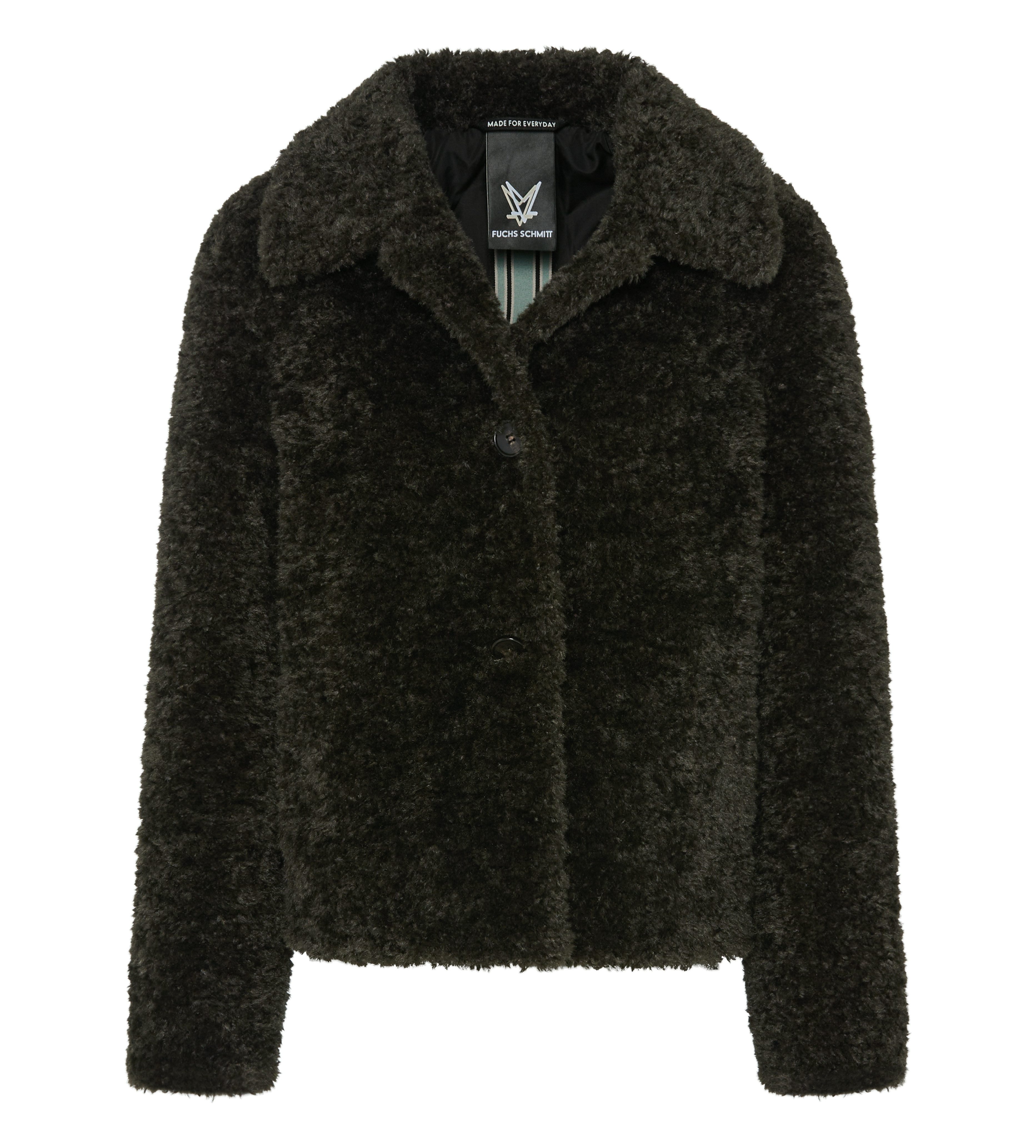 Fuchs Schmitt Plüschjacke Fuchs  Schmitt Teddyjacke  kuschelig und stylisch (1-St)