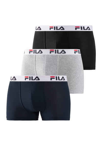 Fila Boxer (Packung, 3-St) mit Logo Schriftzug im Bund