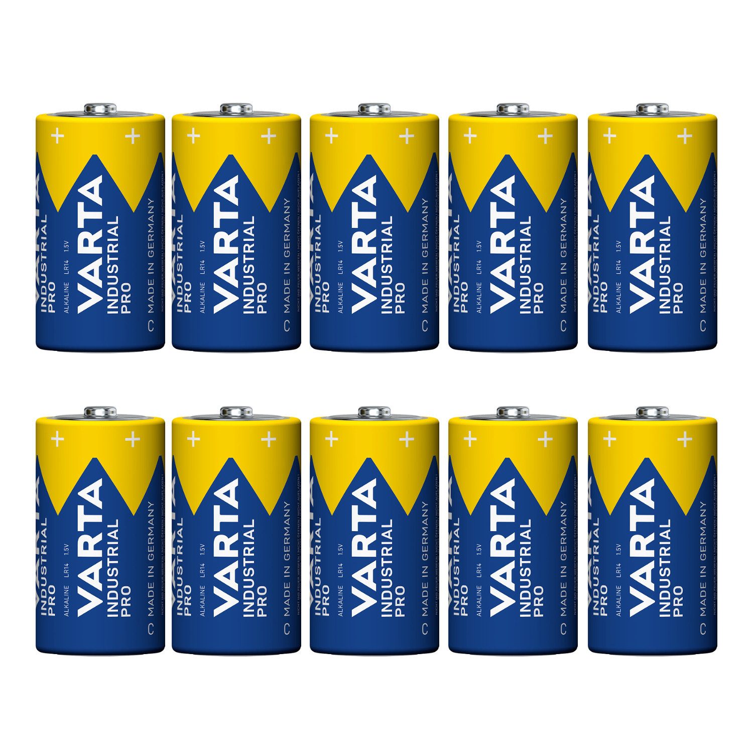 VARTA LR14 / C 4014 Alkalibatterie Batterie, (10 St), C (R14)