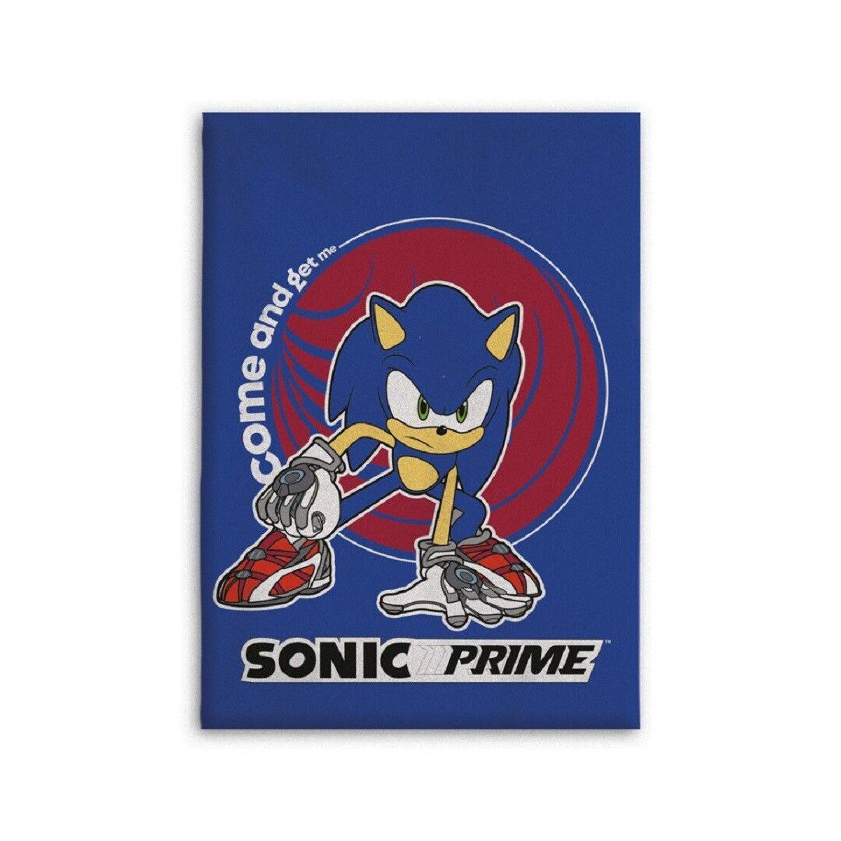 Kinderdecke Flauschig und bequem in 150 x 110 cm, Sonic The Hedgehog