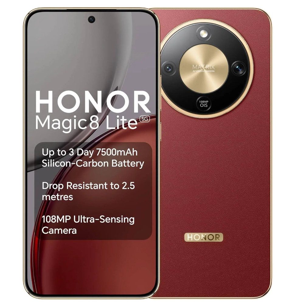 Honor HONOR Magic8 lite 8GB+256GB Smartphone (6.79 Zoll, 256 GB Speicherplatz, 108 MP Kamera)