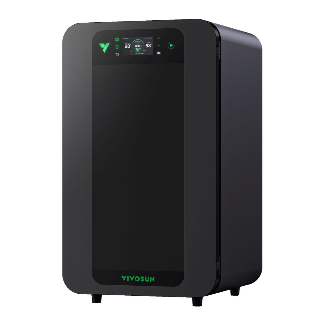 VIVOSUN Luftentfeuchter VIVOSUN VCure Smart Post Harvest Box, Trocknungsmaschine mit Temperatur- und Feuchtigkeitskontrollsystem