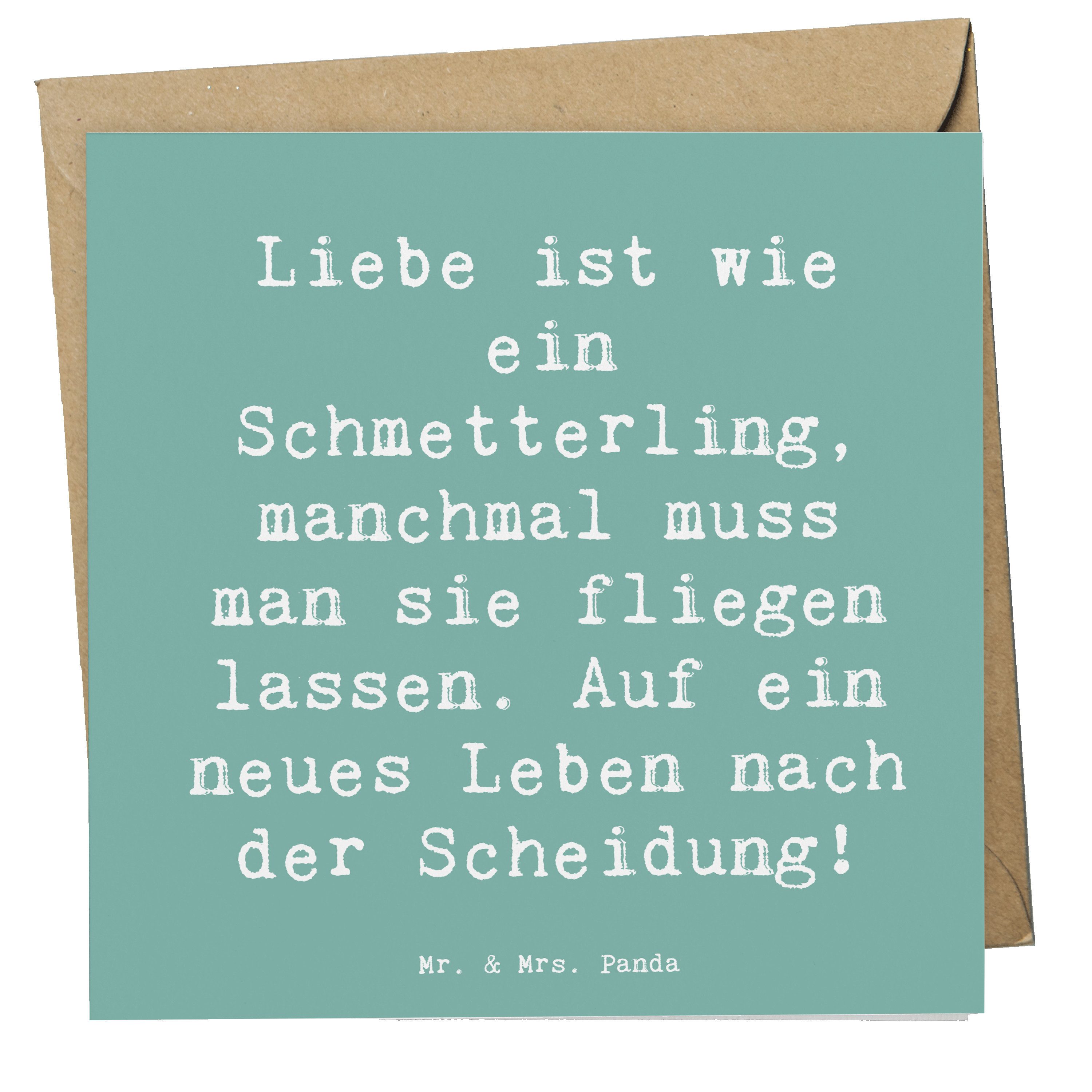 Grußkarte Scheidung Neuanfang - Meeresbrise - Geschenk, Geschenke, emotional he