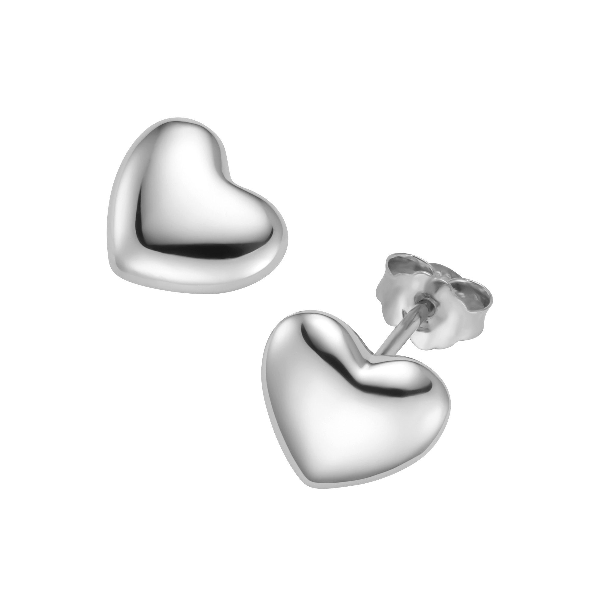 Paar Ohrstecker Schmuck Geschenk Silber 925 Ohrschmuck Ohrringe Herz