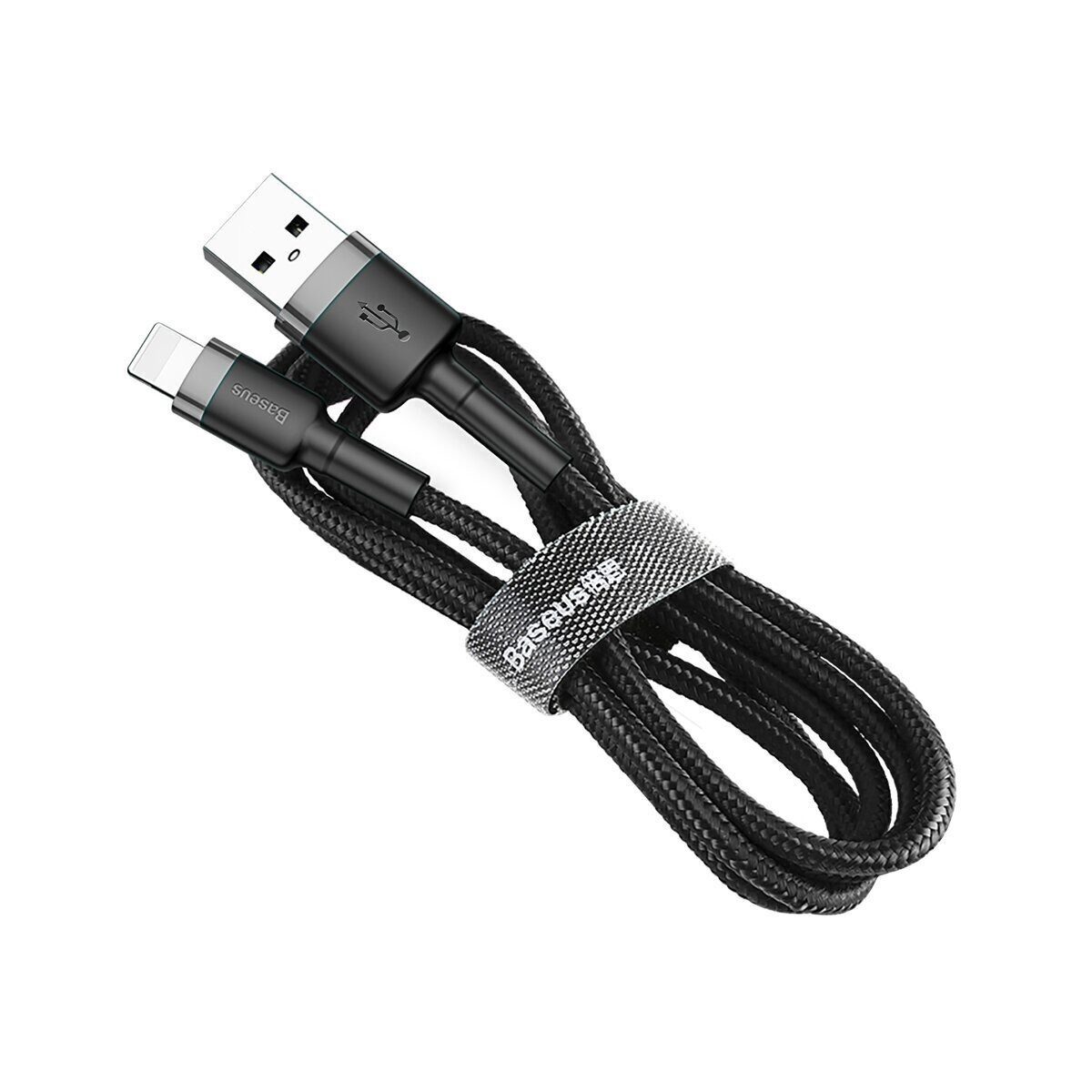 Baseus Baseus QC3.0 2.4A Schnell-Ladekabel Lightning Kabel 2,4A 1m schwarz Smartphone-Kabel