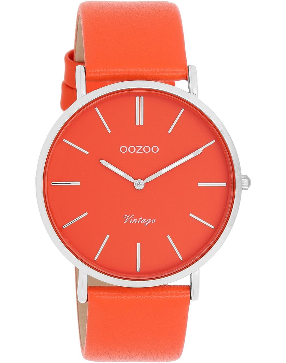 OOZOO Quarzuhr Vintage Damenuhr C20320 Orange günstig online kaufen