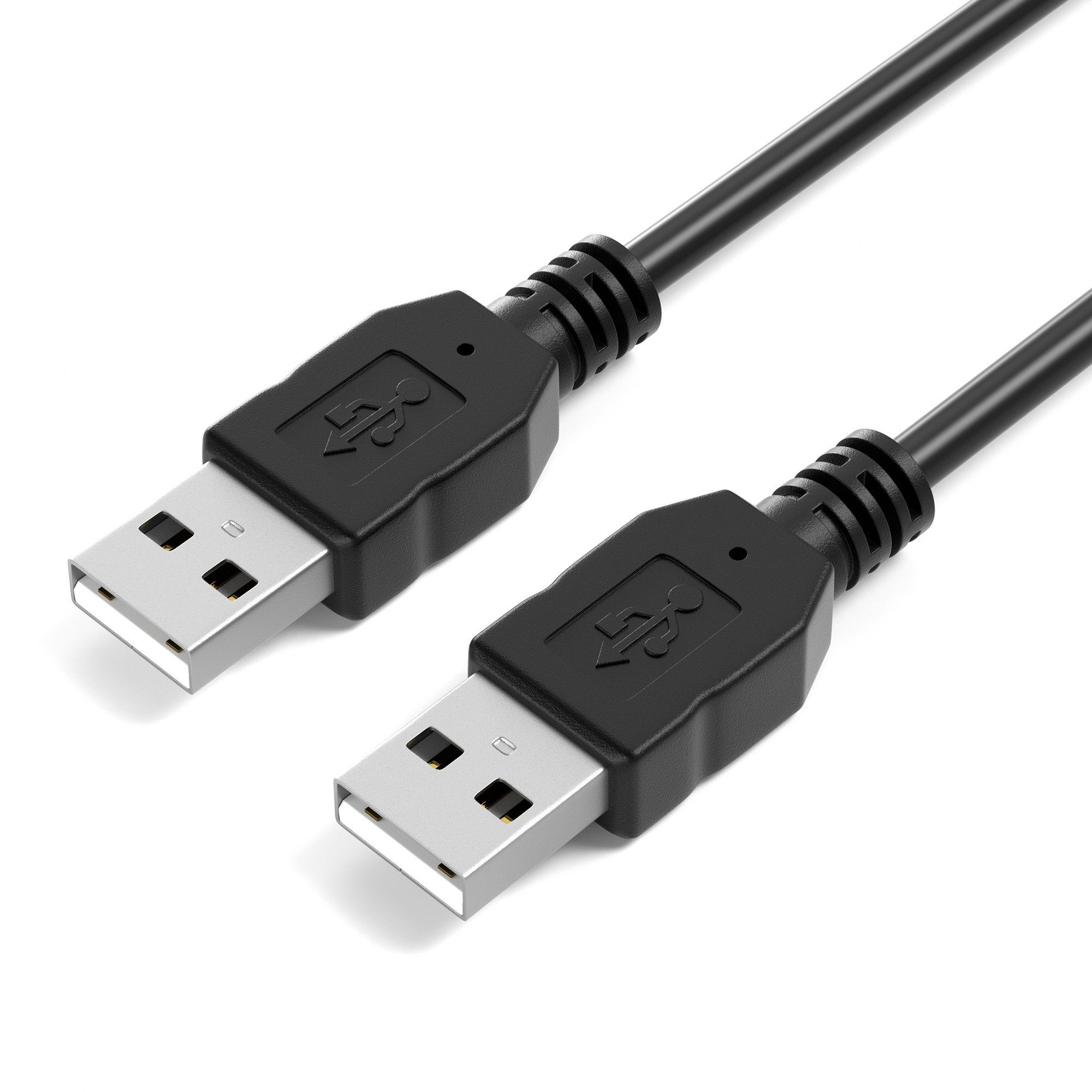 JAMEGA USB Kabel - Datenkabel USB A zu USB A Verbindungskabel USB-Kabel, USB Typ A, USB A (100 cm)