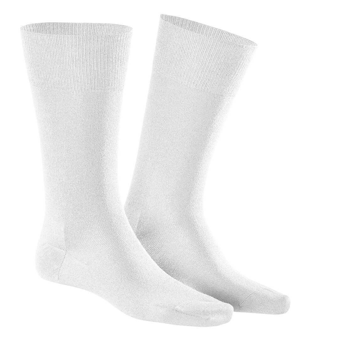 0010 Lebensdauer (1-Paar) langer und KUNERT Herren Farbbrillanz mit Socken White Basicsocken LONGLIFE hoher