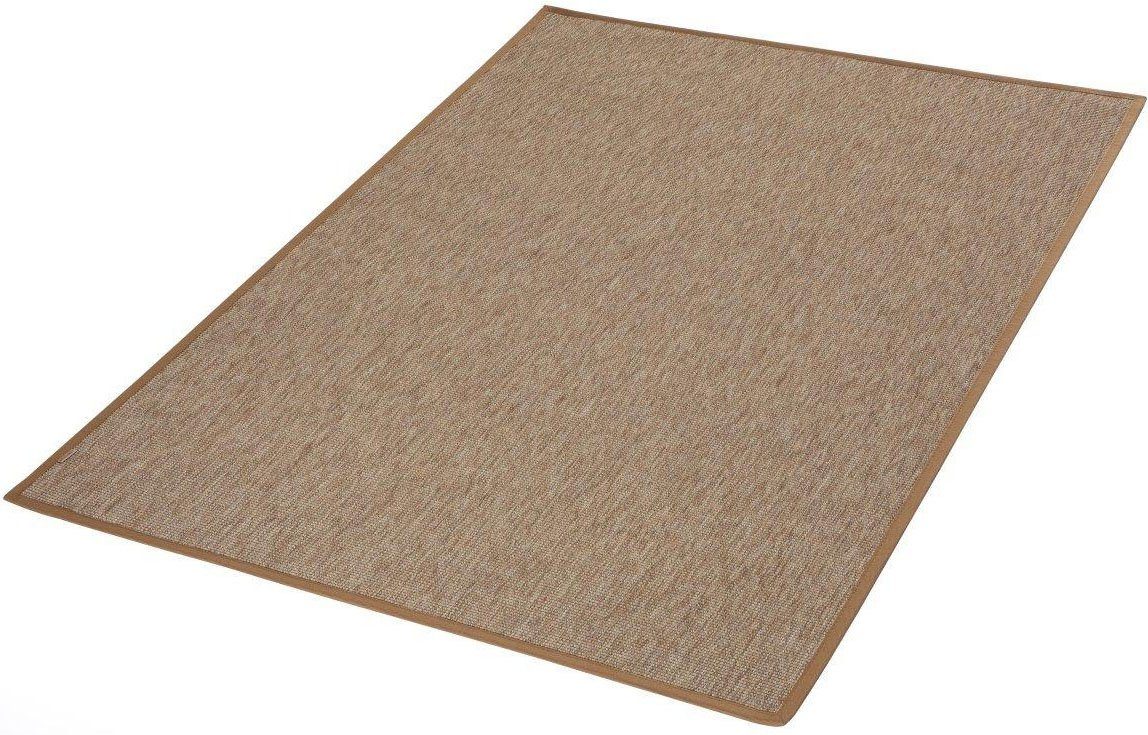 Teppich Naturino Elegance, Dekowe, rechteckig, Höhe: 10 mm, mit Bordüre, In- und Outdoor geeignet, Wohnzimmer camelfarben | Kurzflor-Teppiche