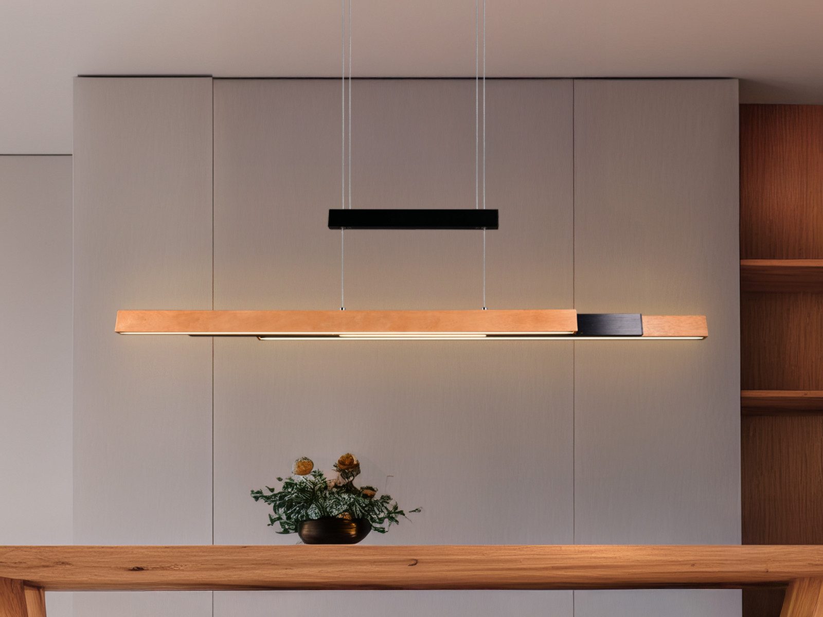 TRIO Leuchten LED Pendelleuchte, Dimmfunktion, LED fest integriert, Warmwei günstig online kaufen