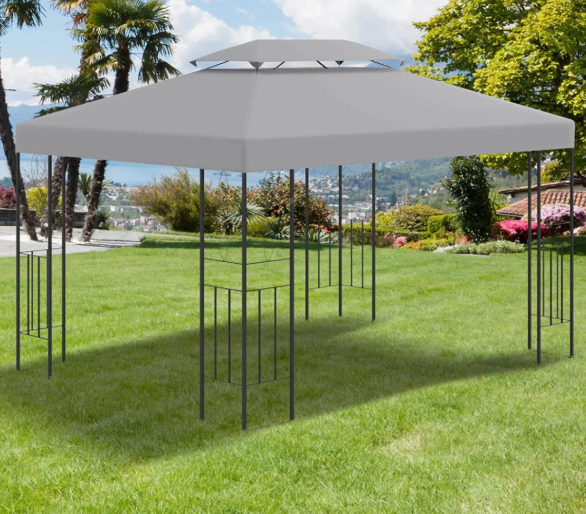 Thumbnail - XDeer Pavillon-Ersatzdach Ersatzdach für Pavillon 3x4m wasserabweisend Pavillondach, für Gartenpavillon Gartenzelt grau