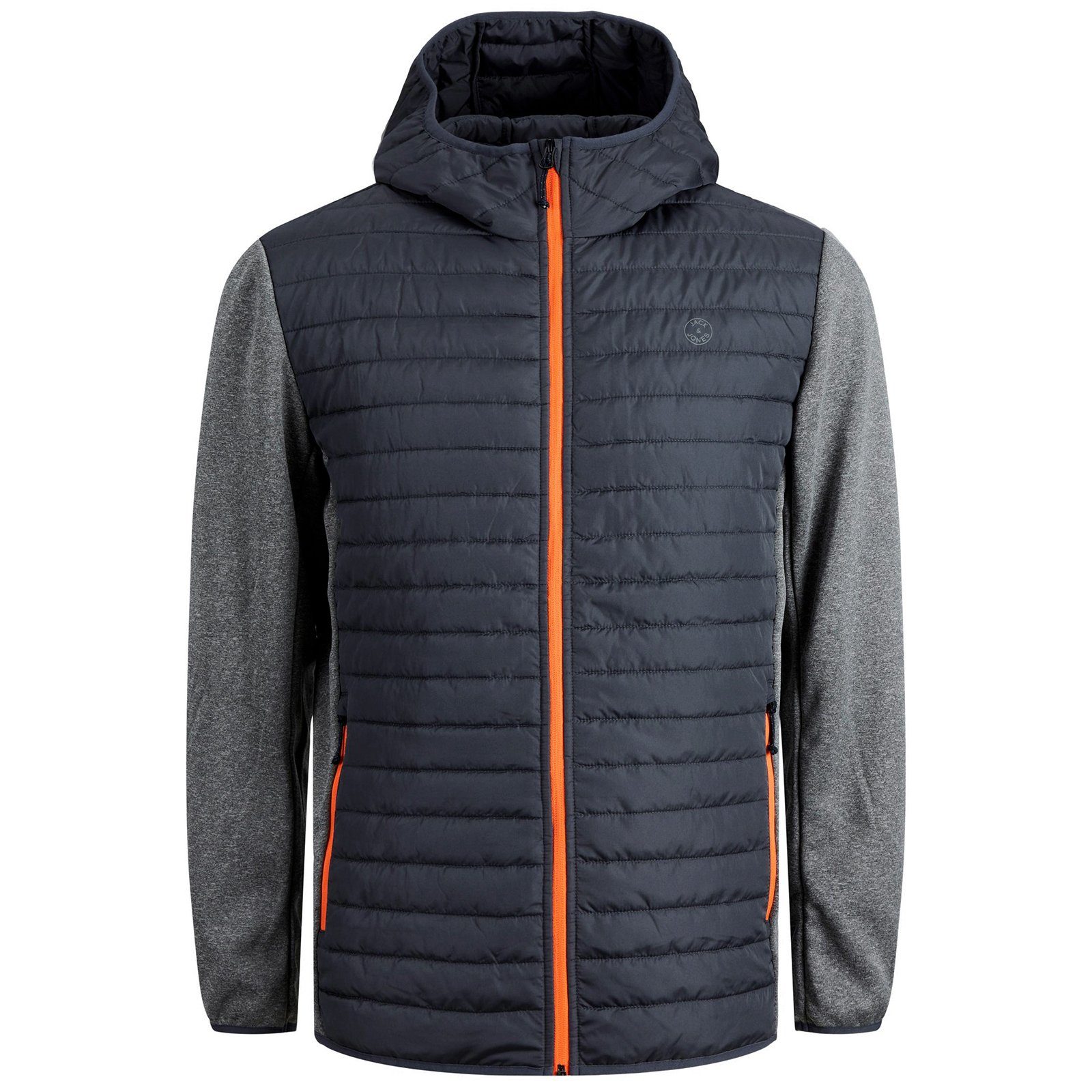 Jack & Jones Allwetterjacke Jack&Jones Übergrößen Übergangsjacke grau