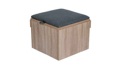 kundler home Sitzbank mit Truhe quadratisch, L57cm, ideal als Eckteil für 'Die Stilvolle'