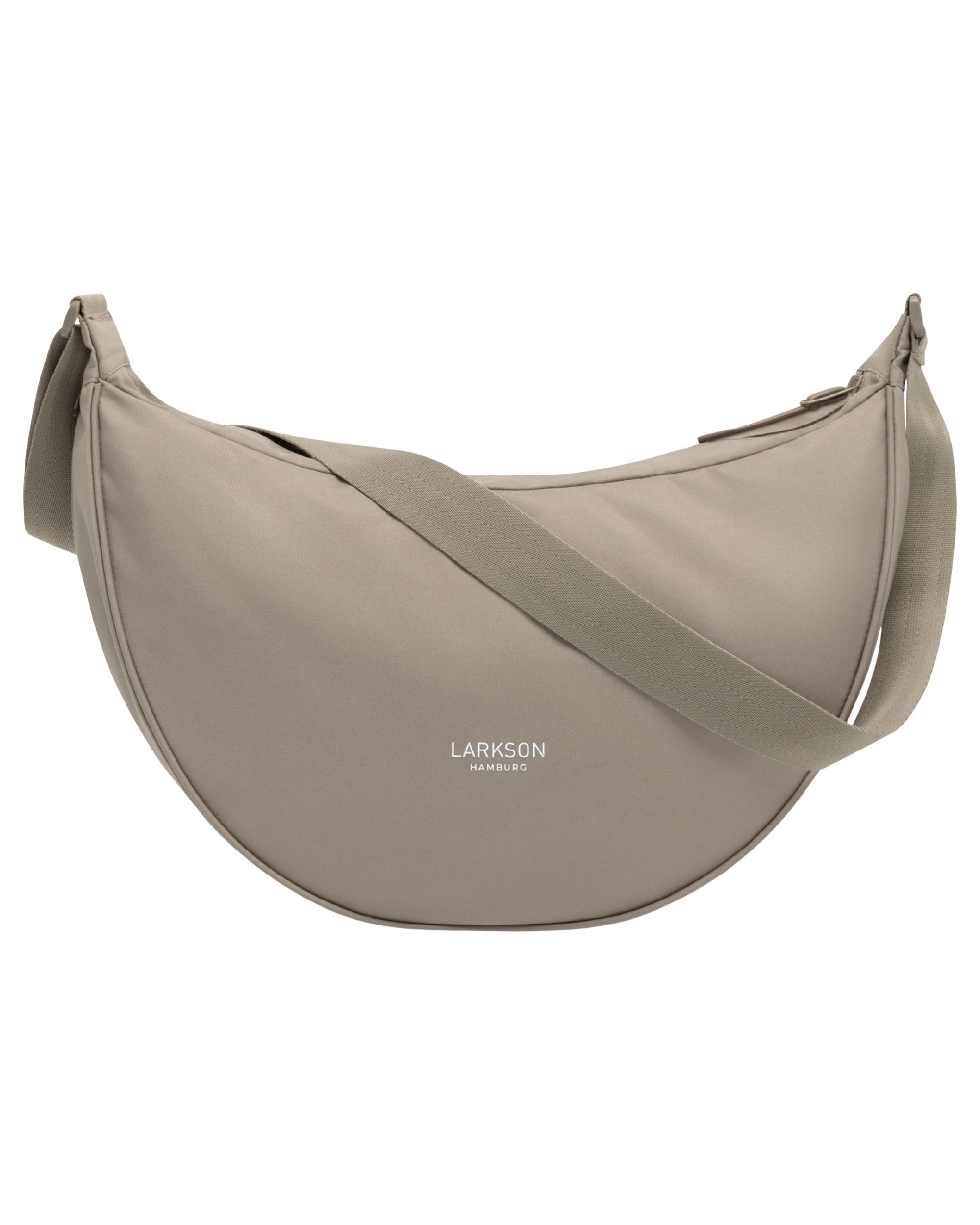 LARKSON Umhängetasche Solveig Large Halbmondtasche für Damen und Herren, Große Crossbody Bag in Halbmond Form